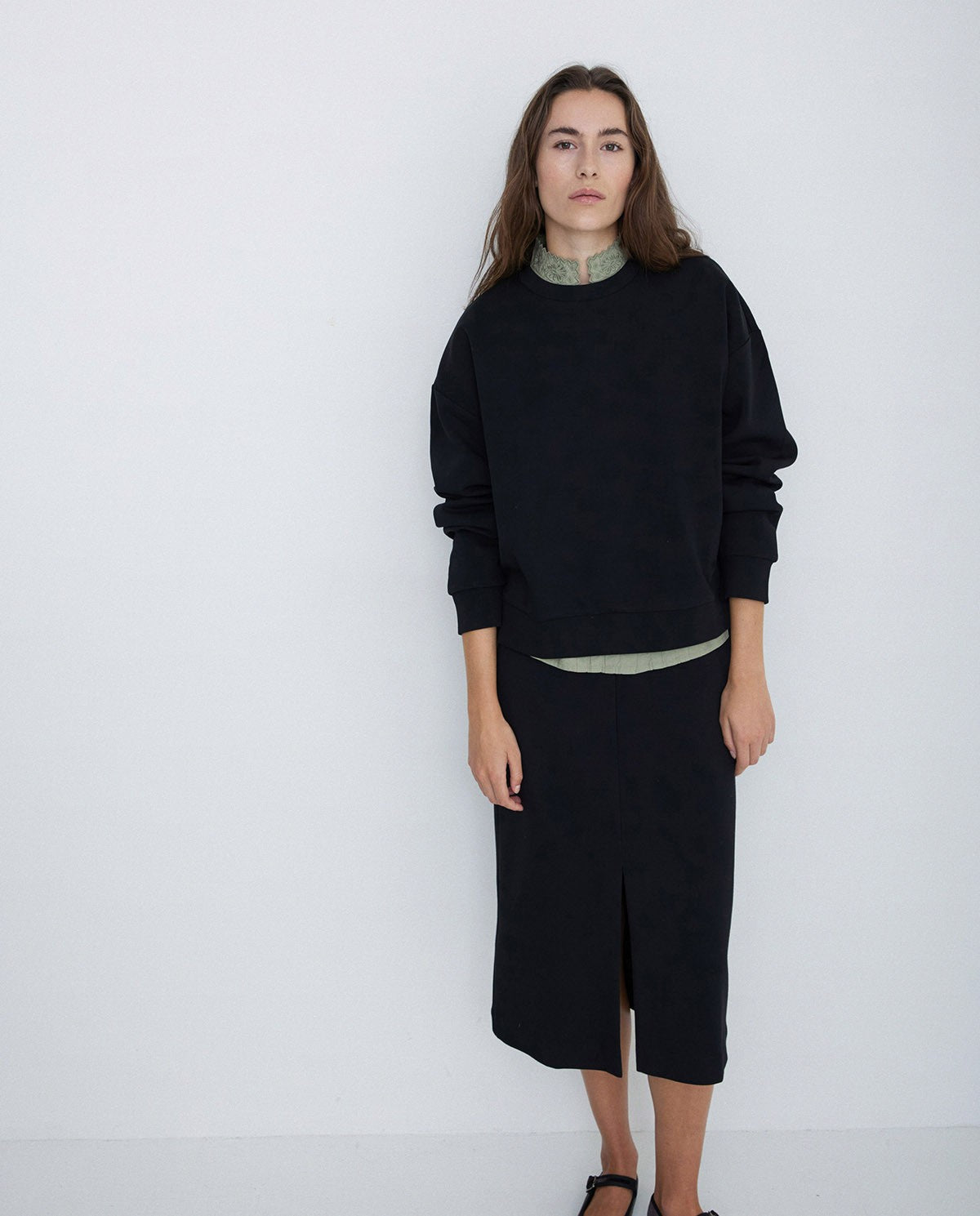 OVERSIZE SWEATSHIRT BLACK  Ref. 41476