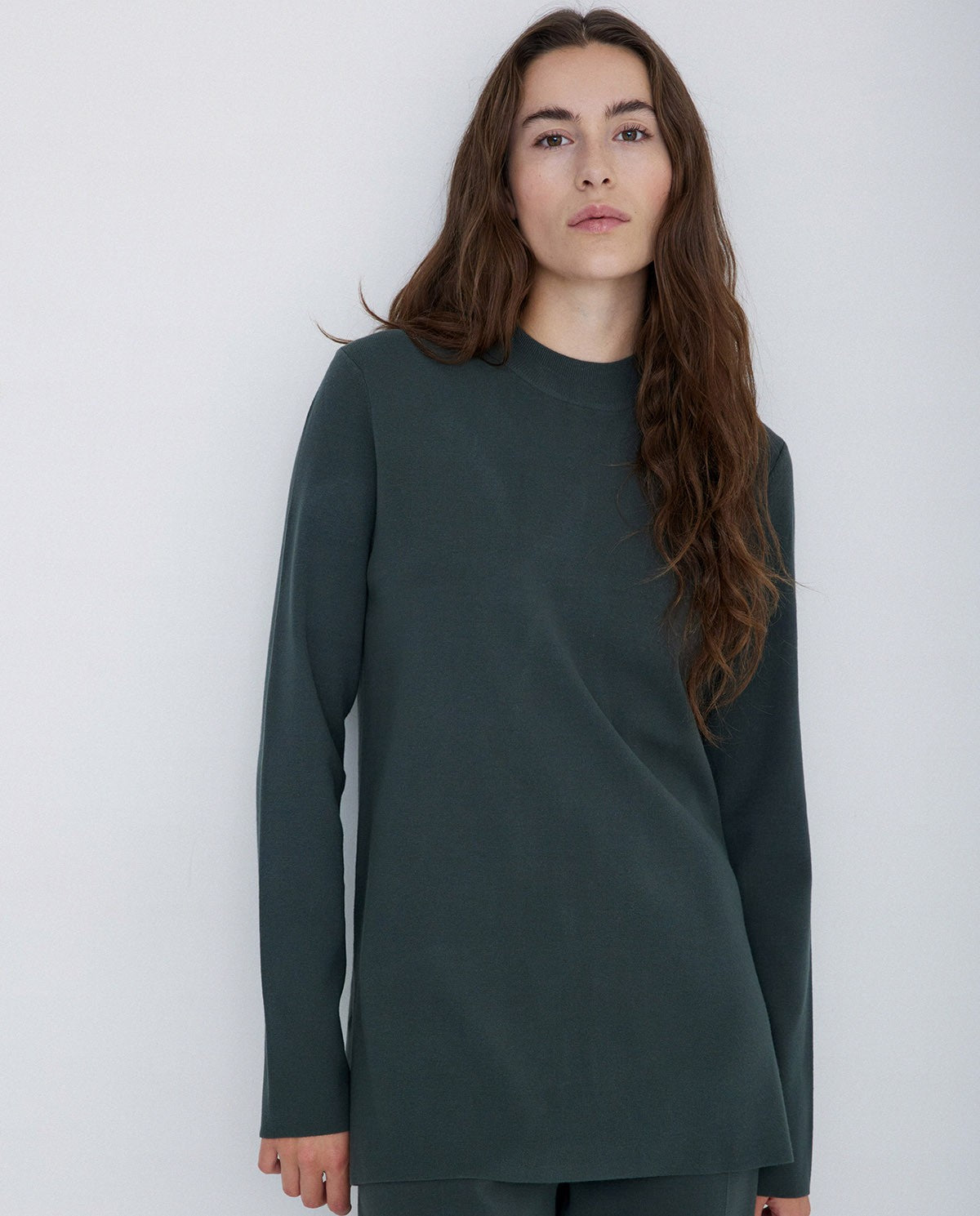 LOOSE KNIT SWEATER GREEN  Ref. 41575