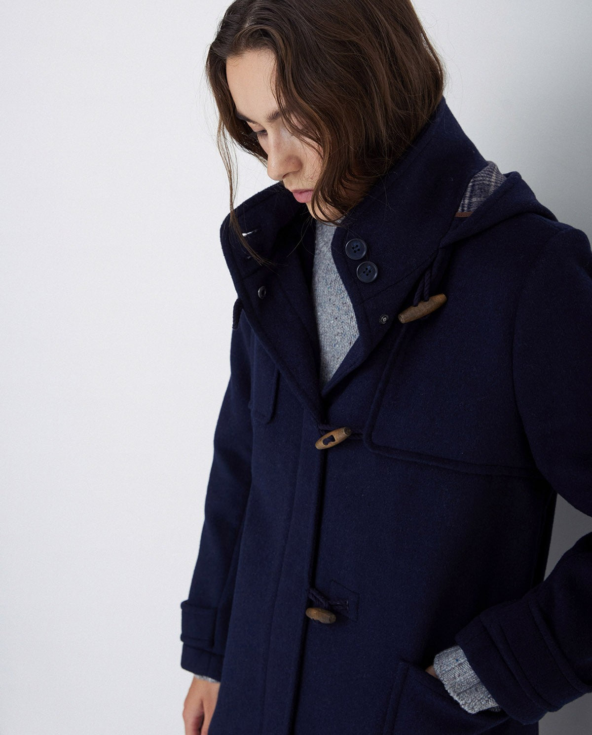 COAT HOOD NAVY  Ref. 41607