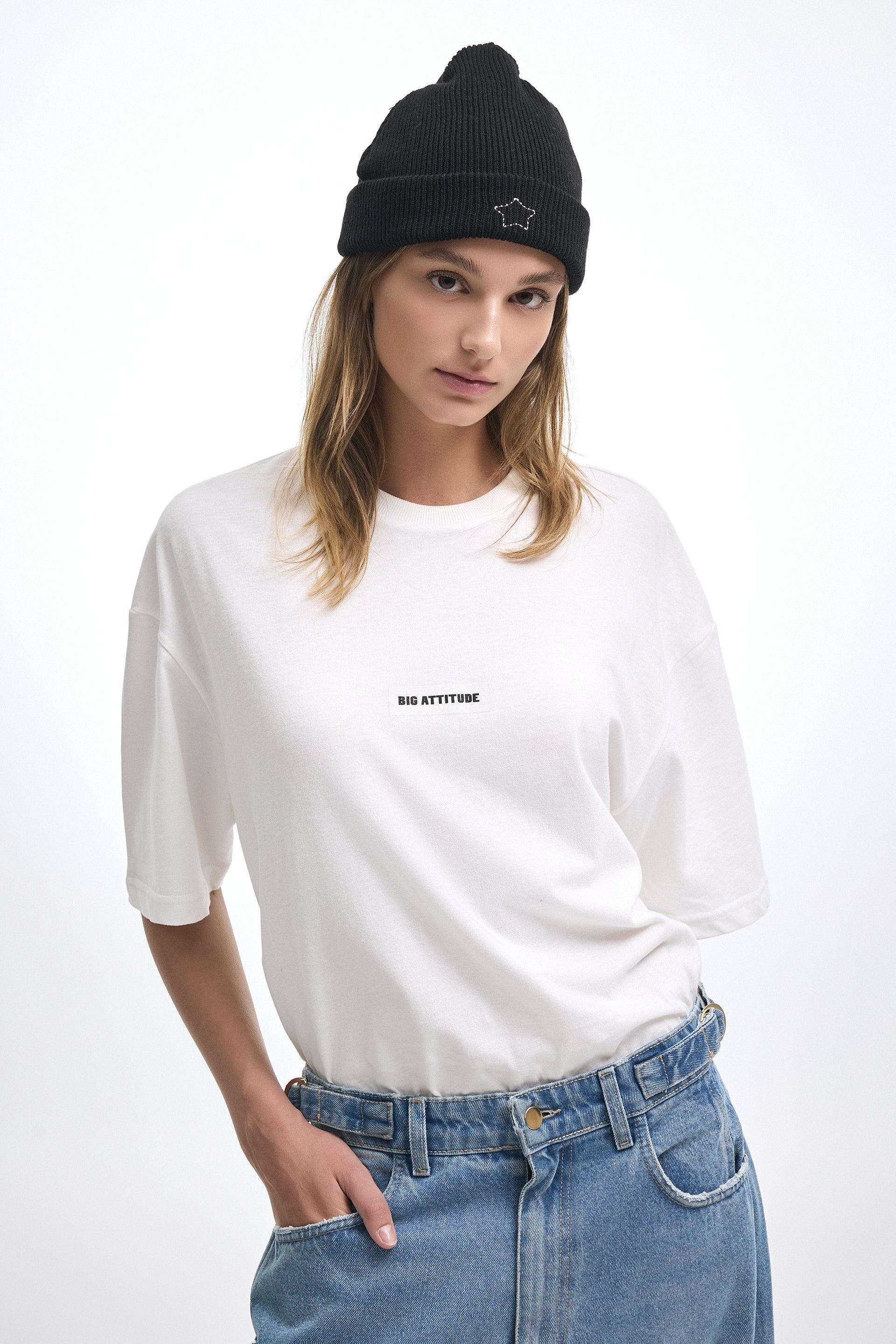 HOLLYWOOD BEANIE BLACK