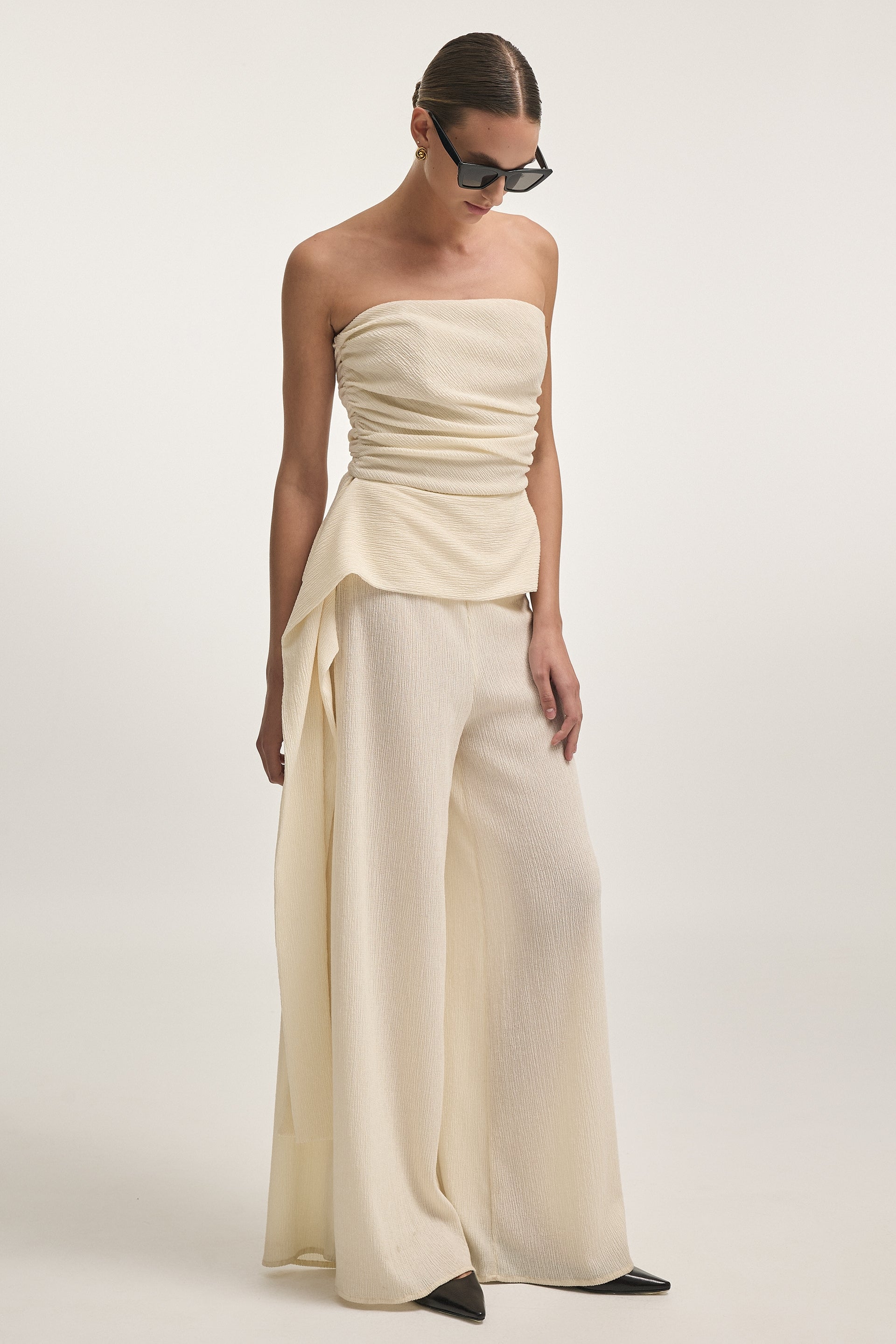 SUBWAY TROUSERS ECRU