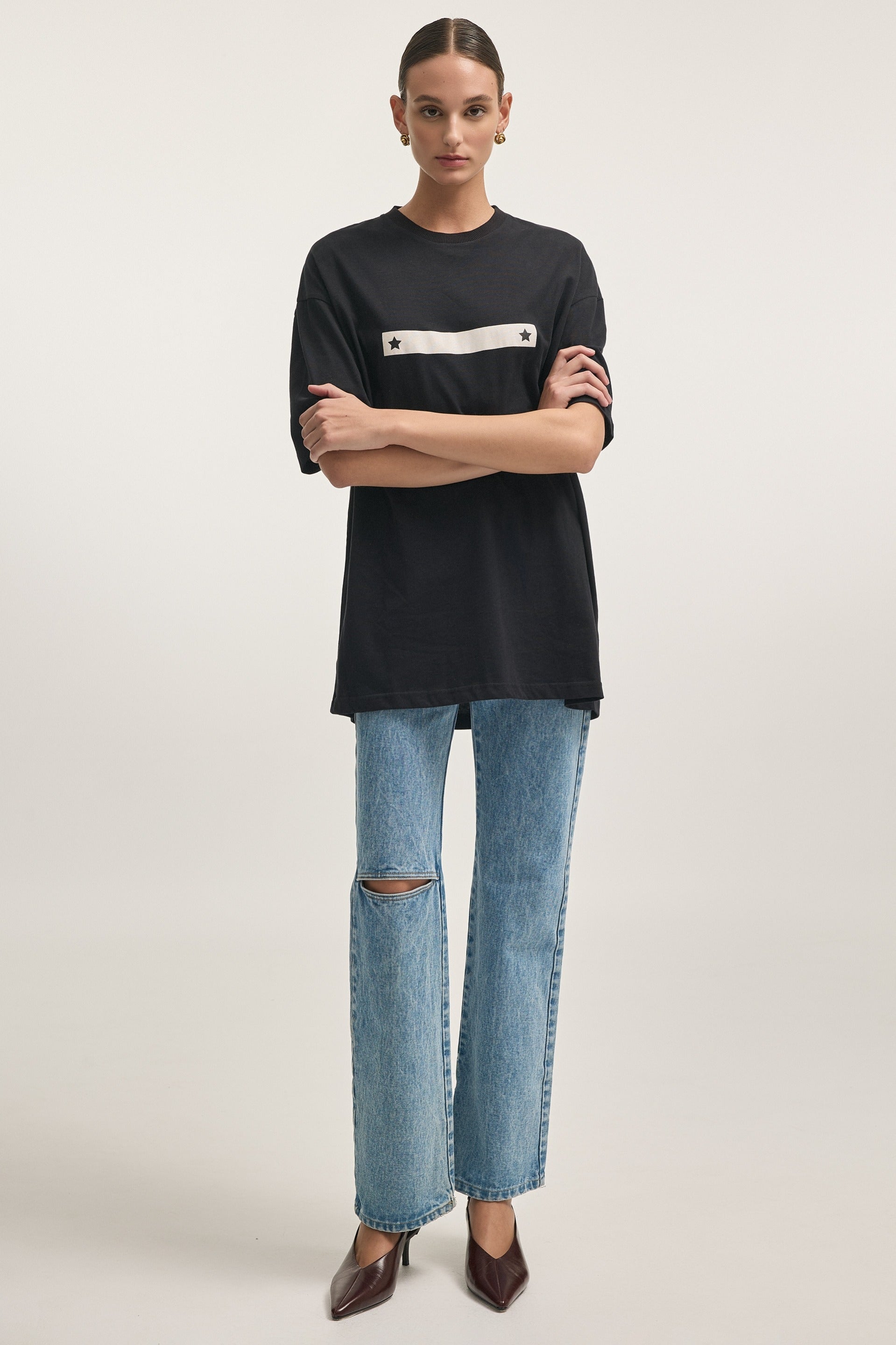 24H STAR T-SHIRT - BLACK