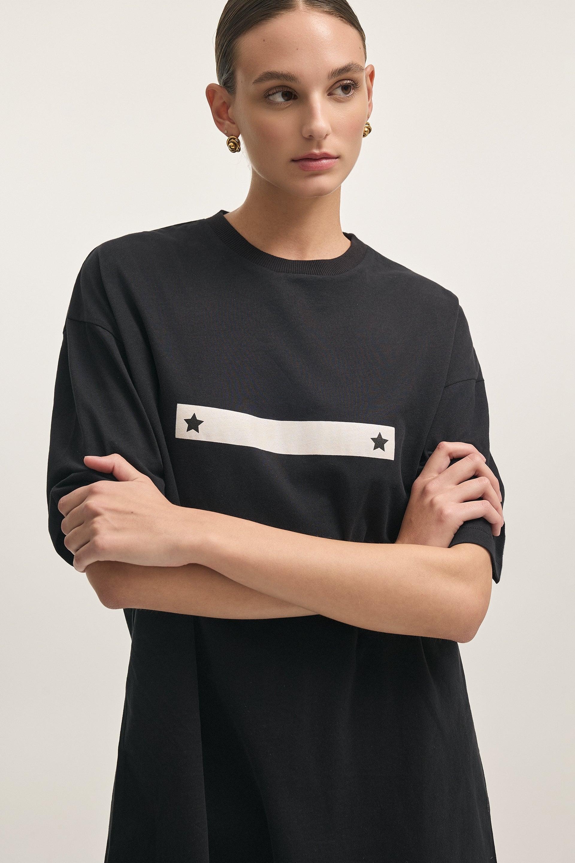 24H STAR T-SHIRT - BLACK