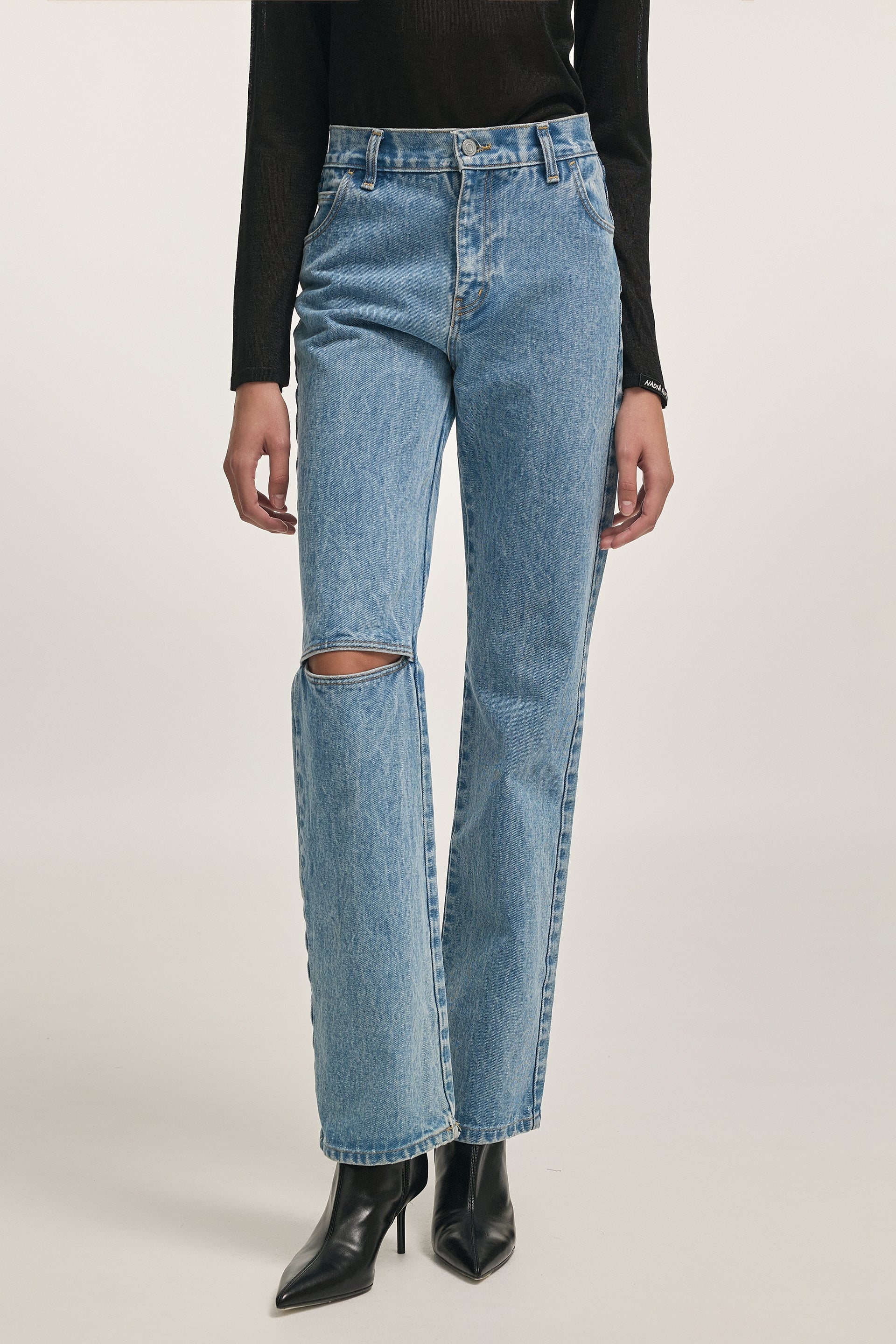 SCANDAL DENIM TROUSERS