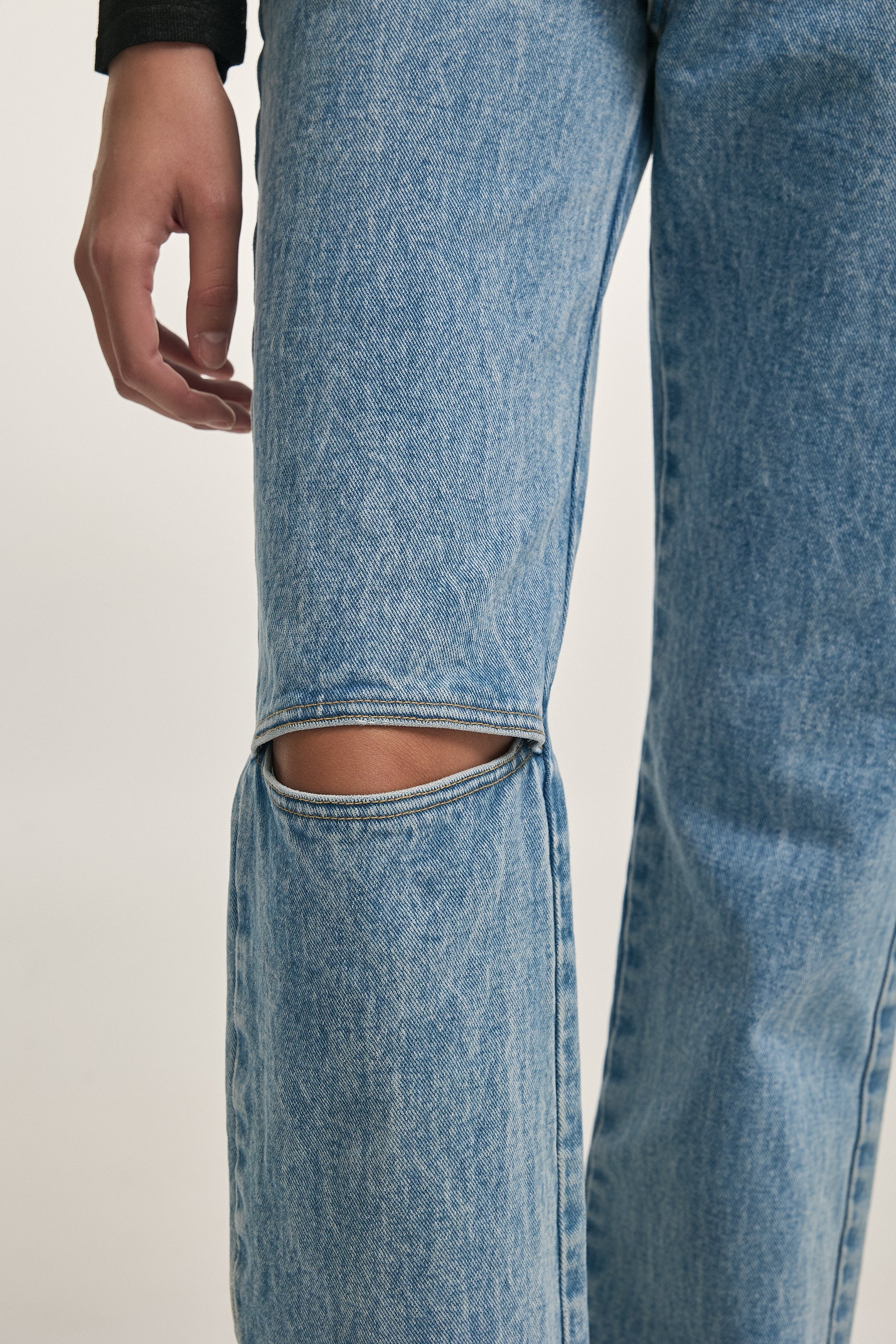 SCANDAL DENIM TROUSERS