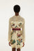 Farm Rio Bird Poetry Lace Long Sleeve Mini Dress