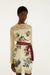 Farm Rio Bird Poetry Lace Long Sleeve Mini Dress