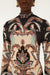 Farm Rio Tapestry Dream Long Sleeve Jersey Blouse