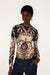 Farm Rio Tapestry Dream Long Sleeve Jersey Blouse