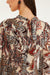 Farm Rio Tapestry Flowers Long Sleeves Mini Dress