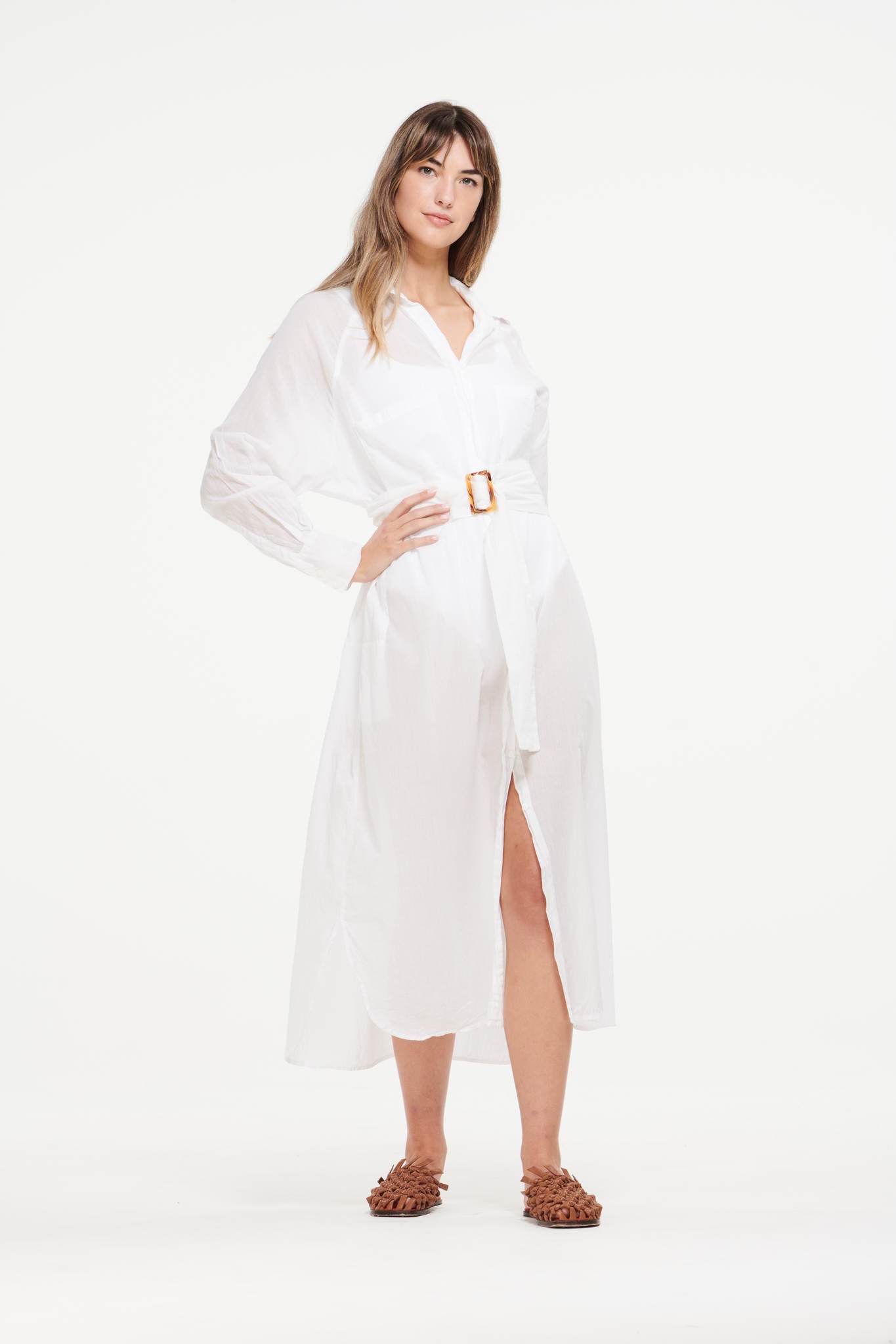 Jessie White Maxi Dress