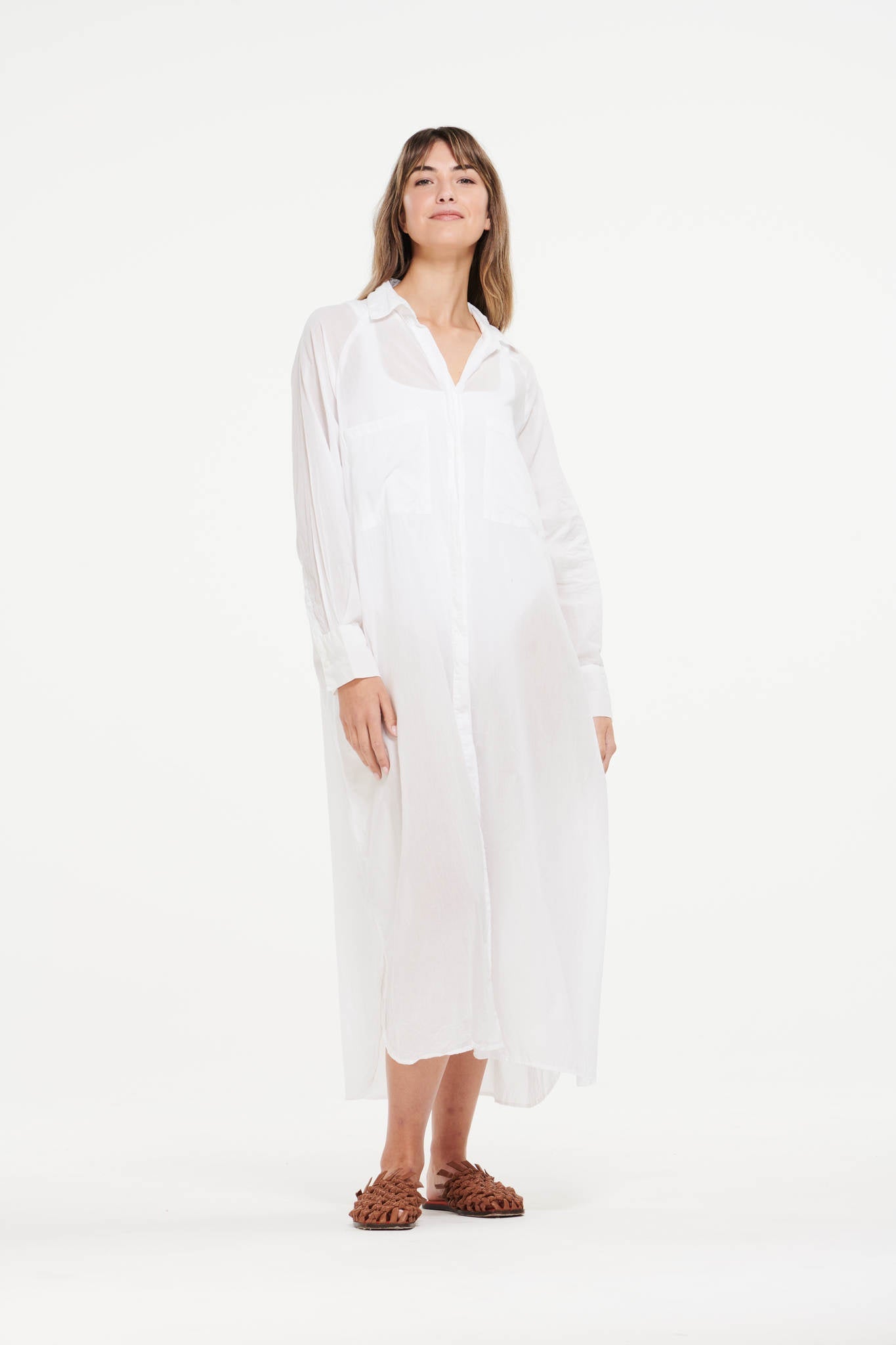 Jessie White Maxi Dress