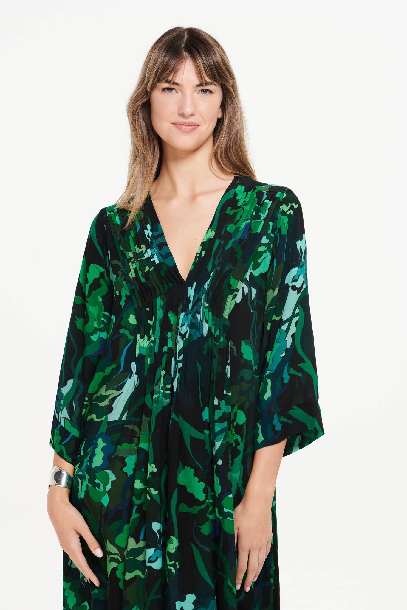 Mia Cabo Emerald Midi Dress