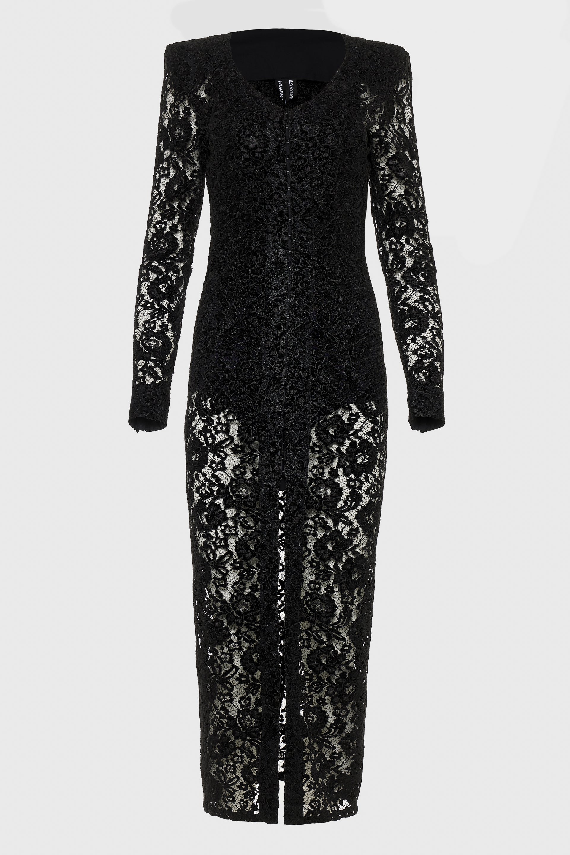 LACER DRESS BLACK