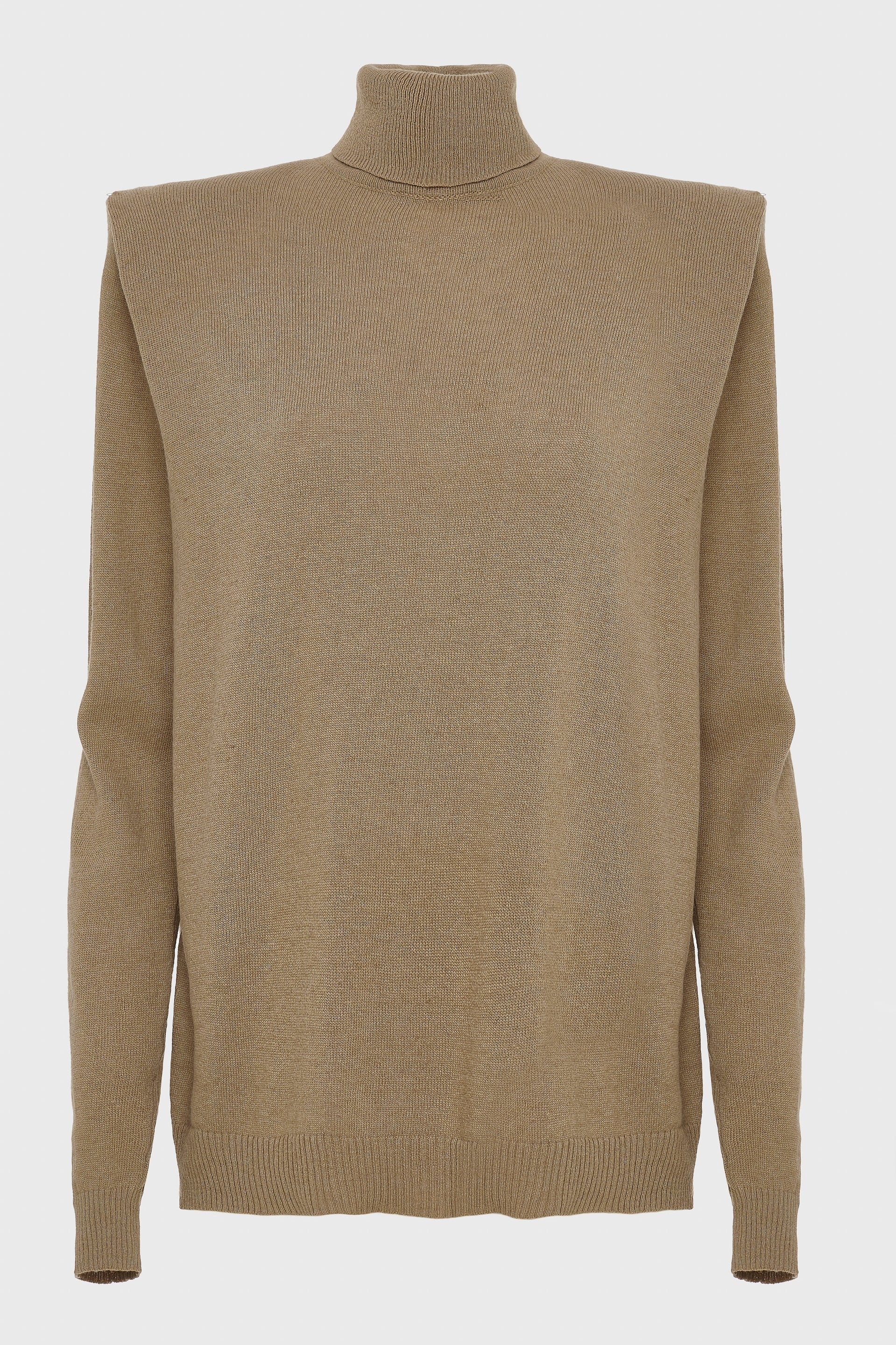 BASICK KNITTED BLOUSE CAMEL