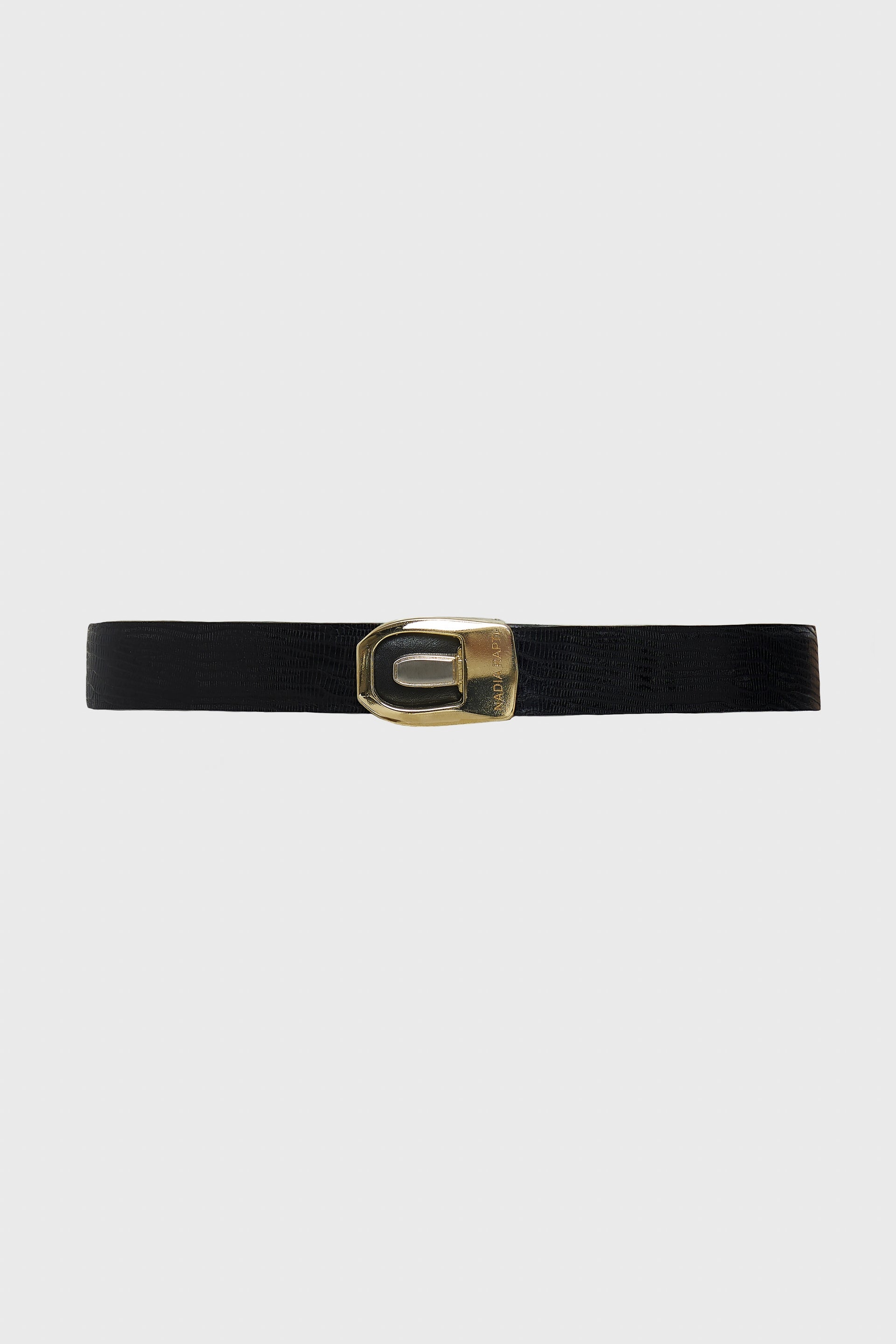 REI LEATHER BELT BLACK