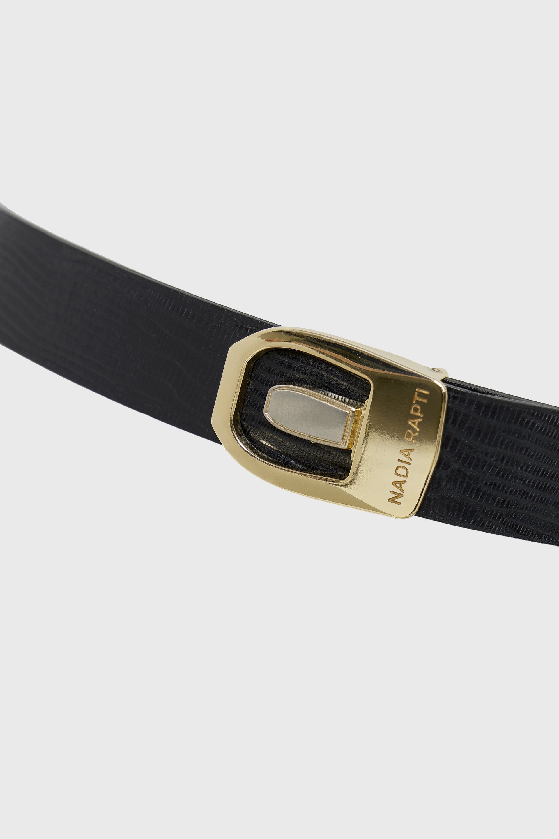 REI LEATHER BELT BLACK