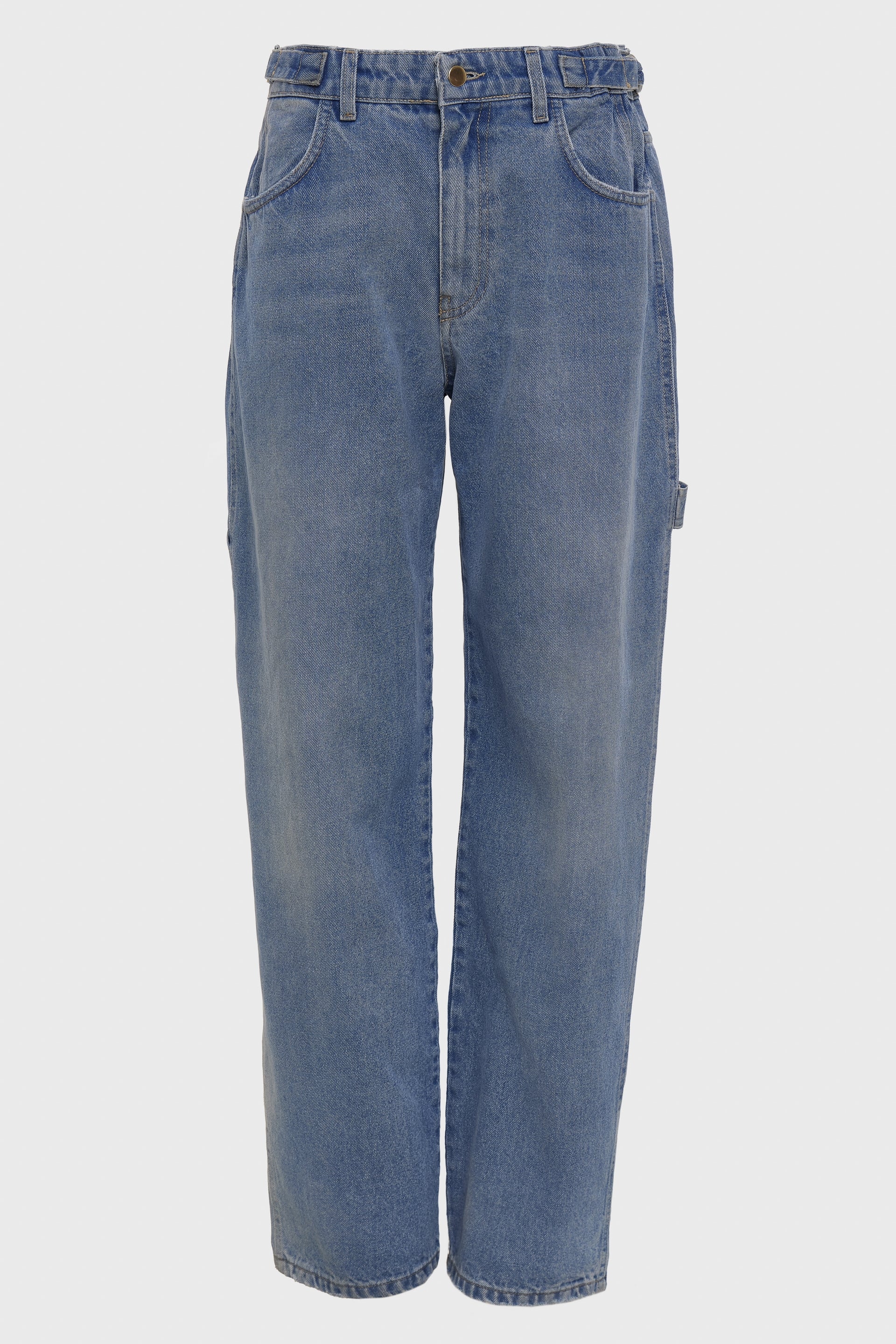 JEANIE DENIM TROUSERS BLUE