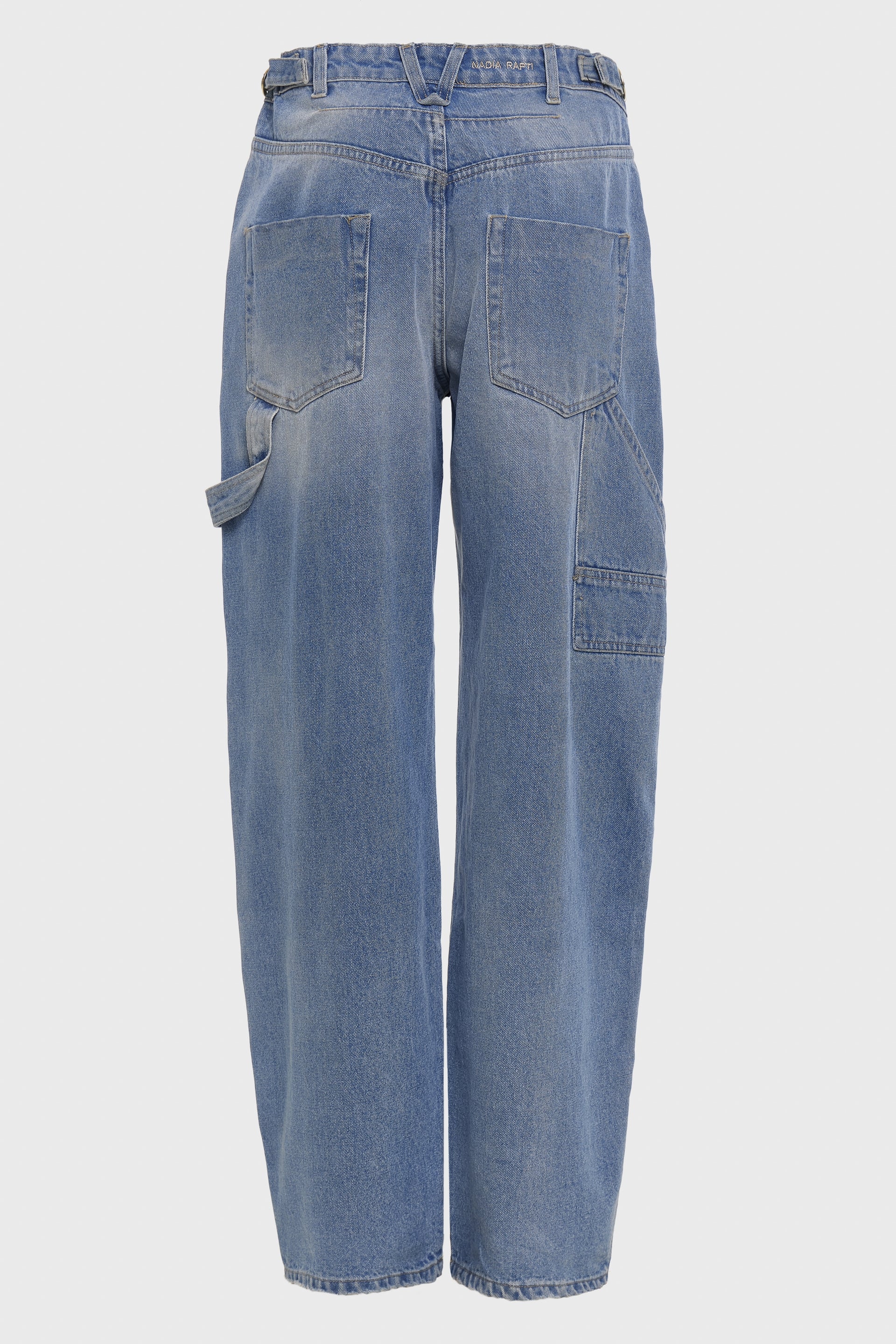 JEANIE DENIM TROUSERS BLUE