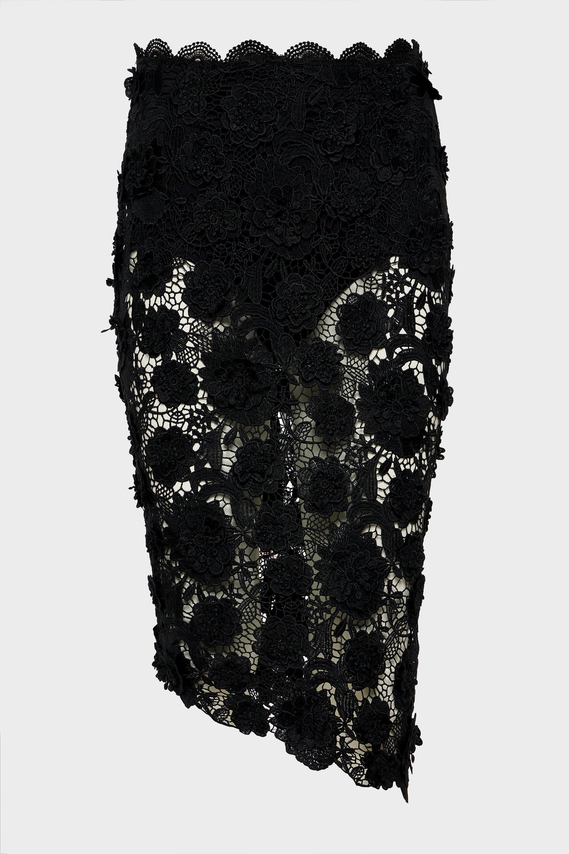 CHARLOTTE MIDI SKIRT BLACK