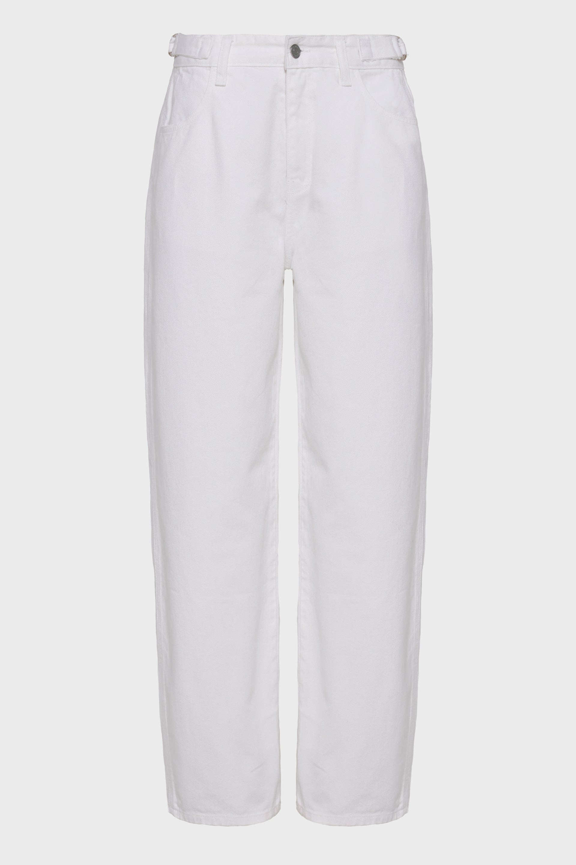 TAYLOR DENIM TROUSERS - WHITE
