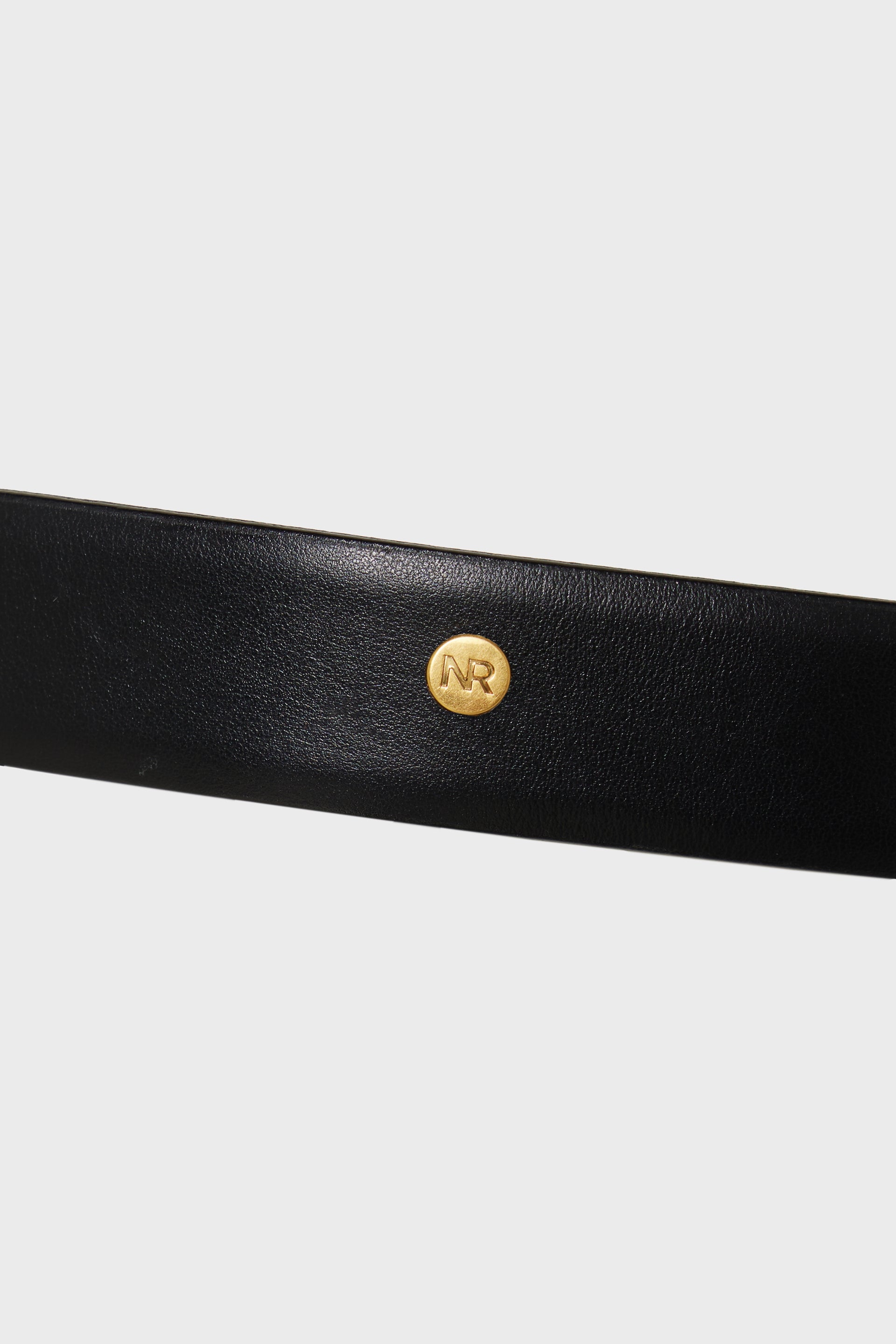 THEA LEATHER BELT BLACK