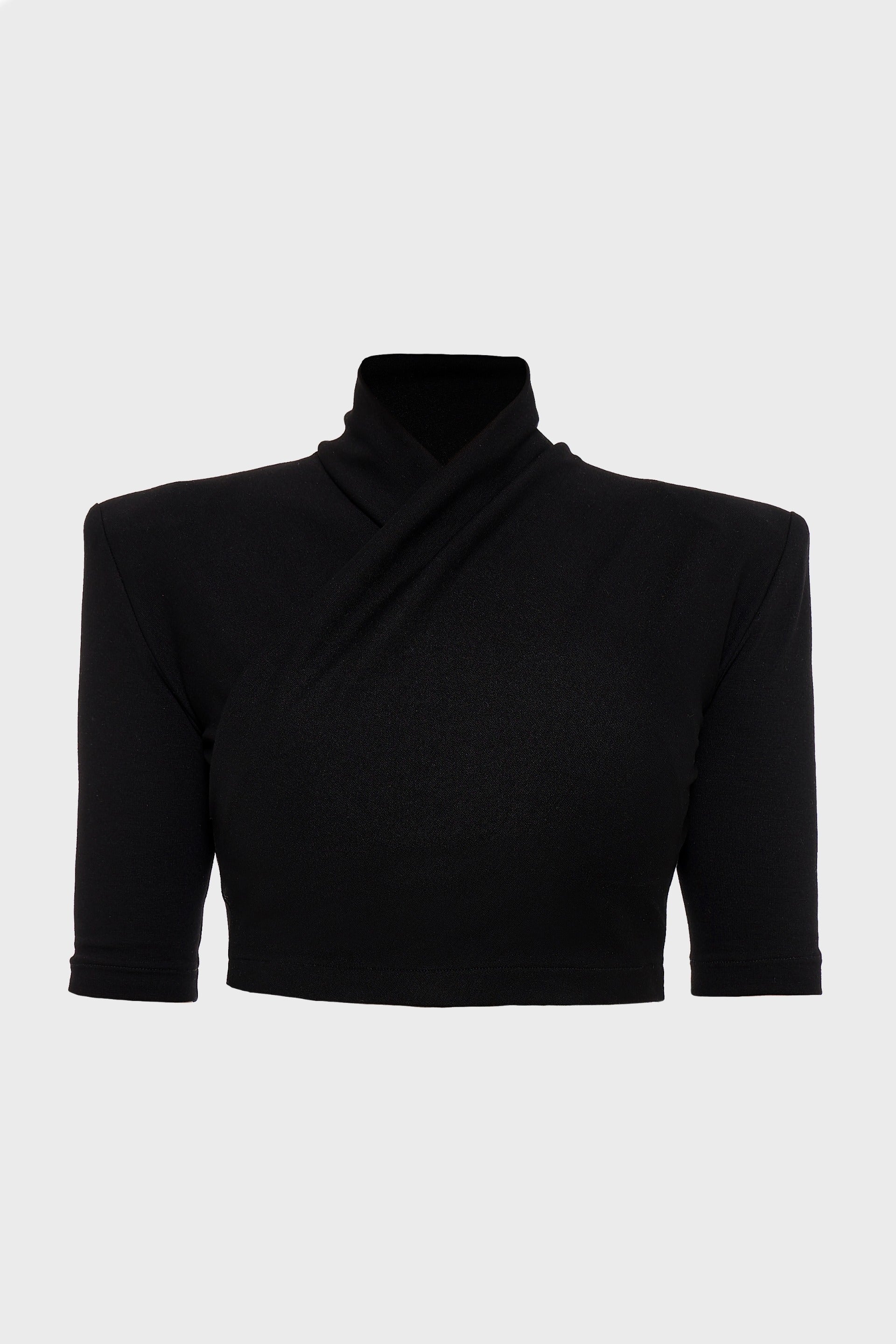 Melanie Crop Top - Black