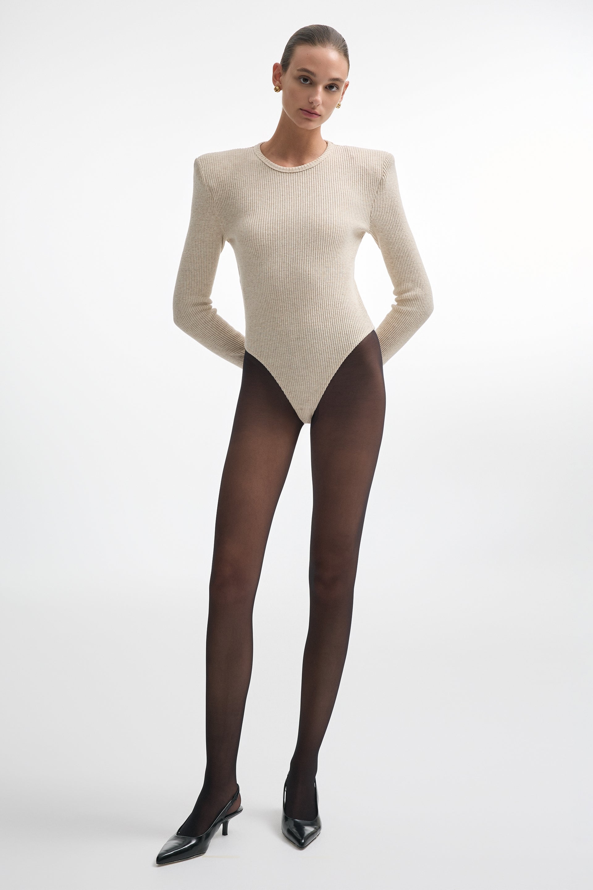 Olivia Bodysuit - Beige