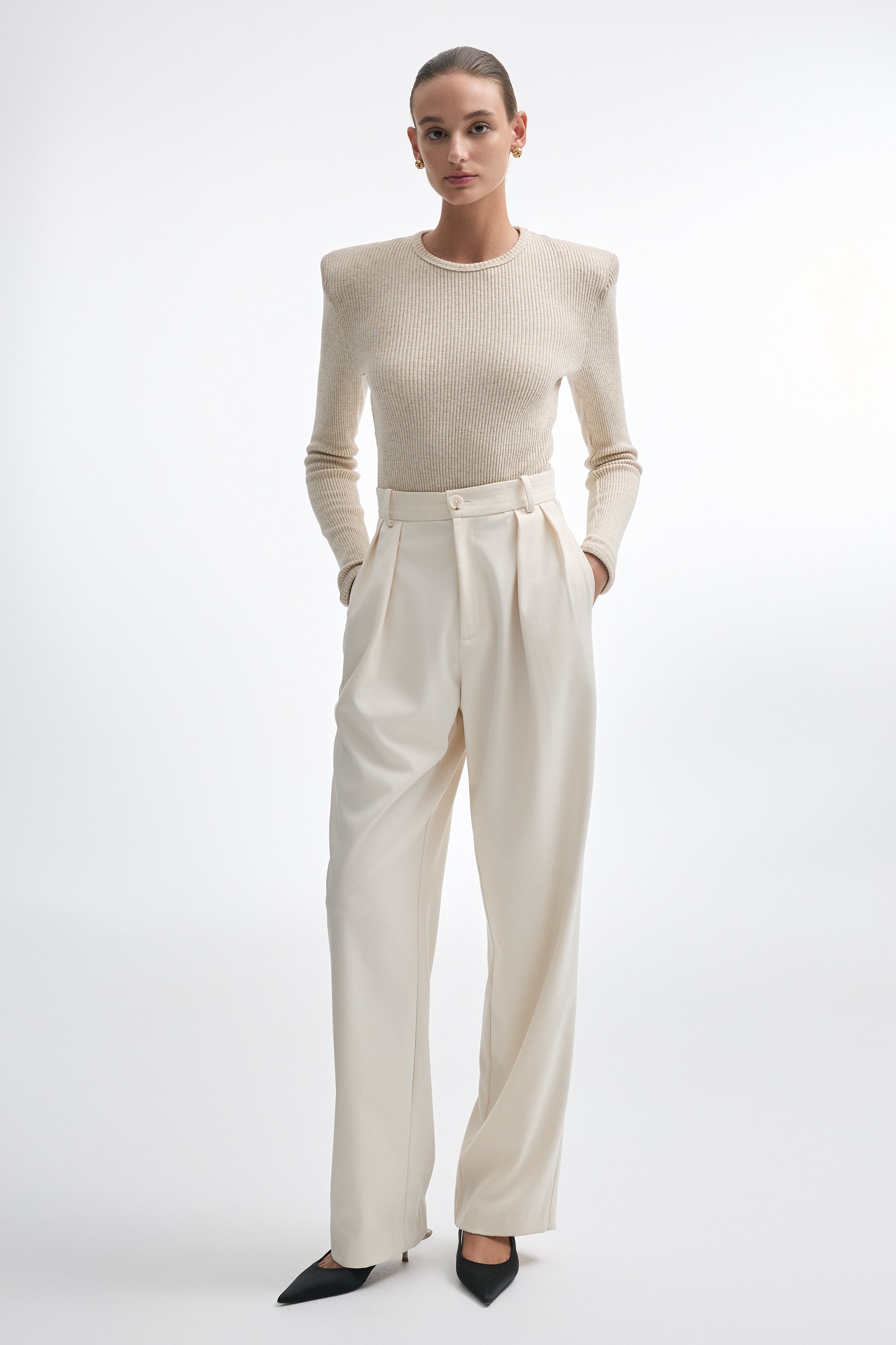 Olivia Bodysuit - Beige