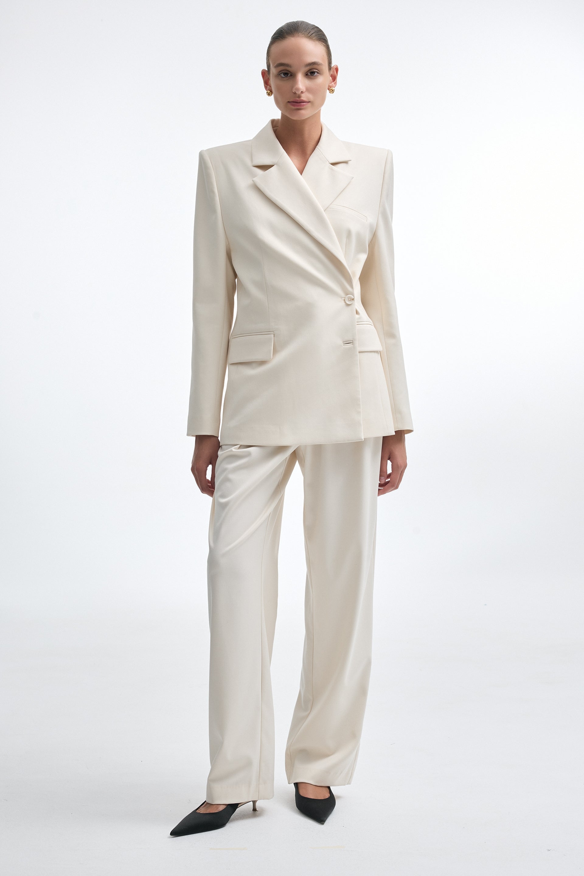 Dynasty Trousers - Ecru