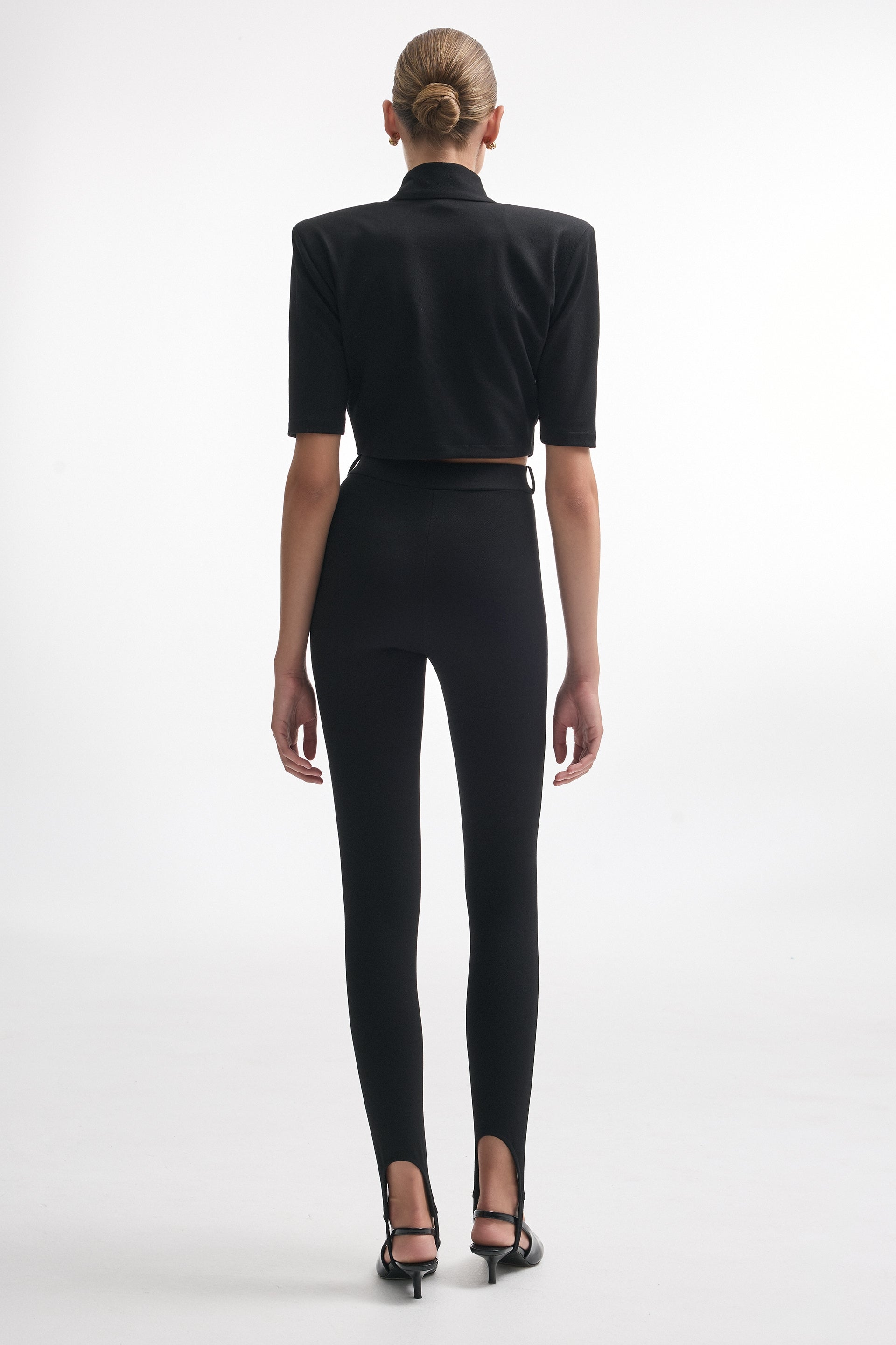 Melanie Crop Top - Black