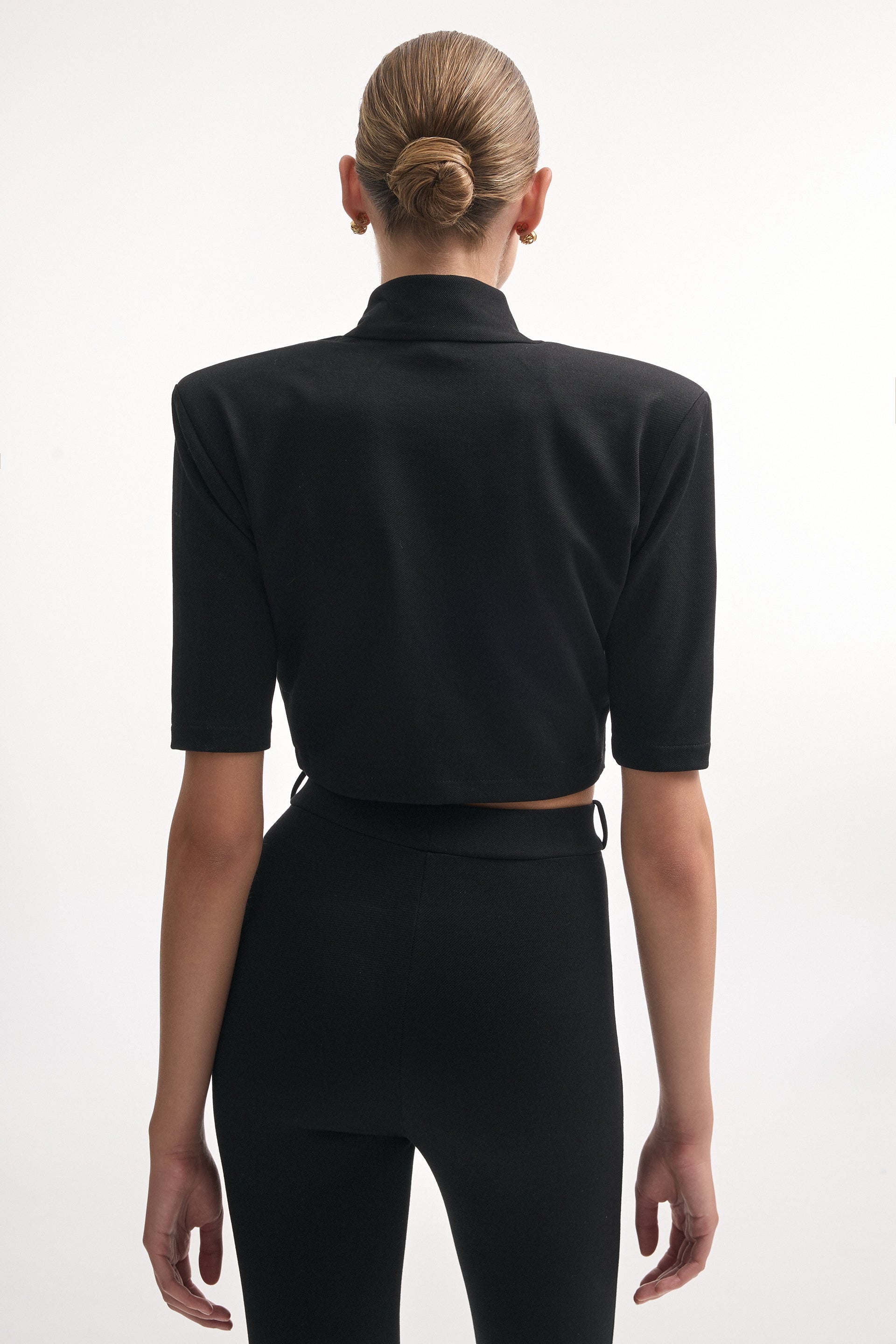 Melanie Crop Top - Black