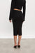 Nadia Rapti Heaven Knitted Midi Skirt Black
