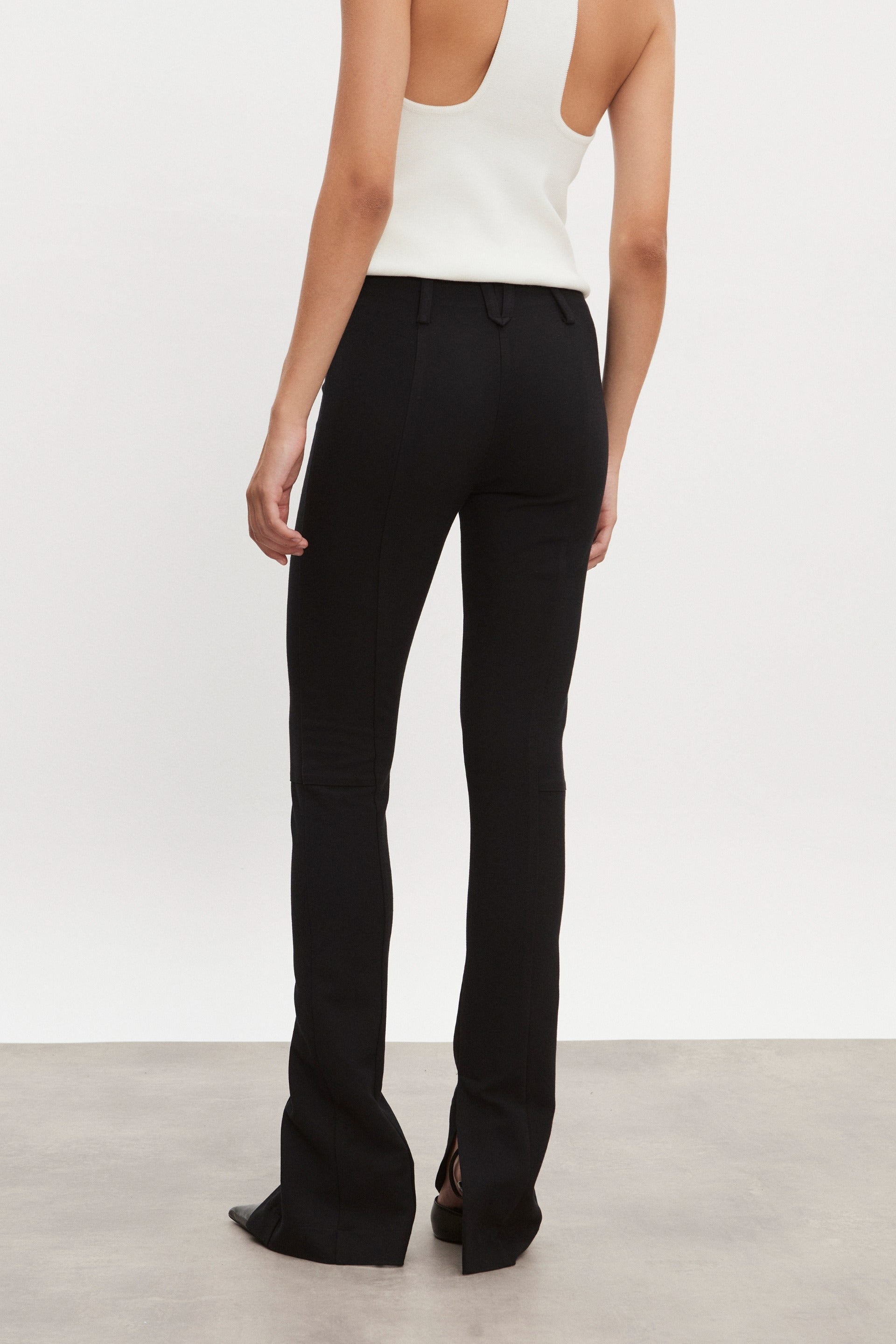 Nadia Rapti Hourglass Skinny Trousers Black