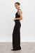 Nadia Rapti Magnetic Knitted Maxi Dress Black