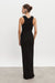 Nadia Rapti Magnetic Knitted Maxi Dress Black
