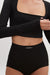Nadia Rapti Bite Crop Top BLack