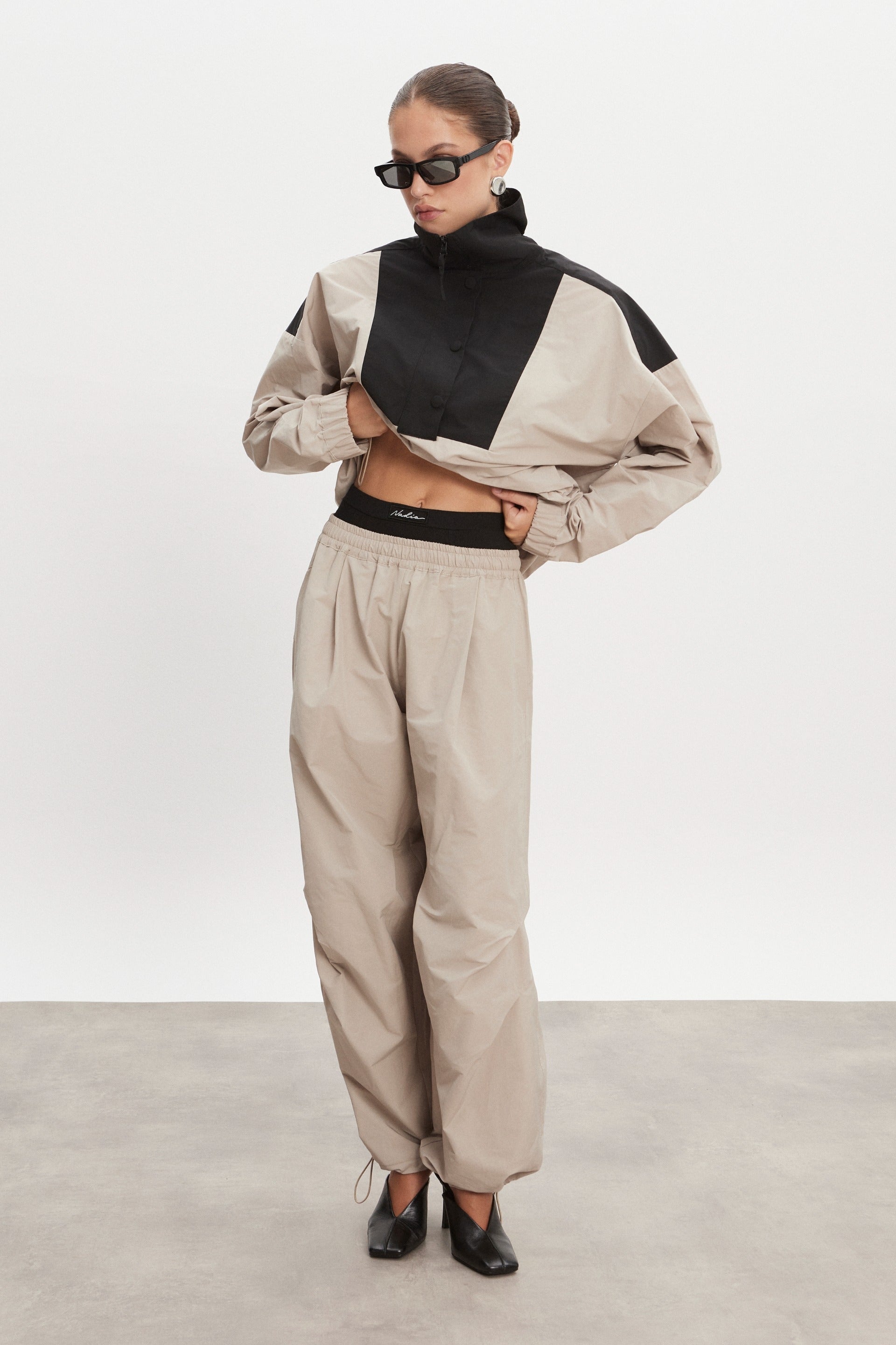 Nadia Rapti Paolo Trackpants Greige 