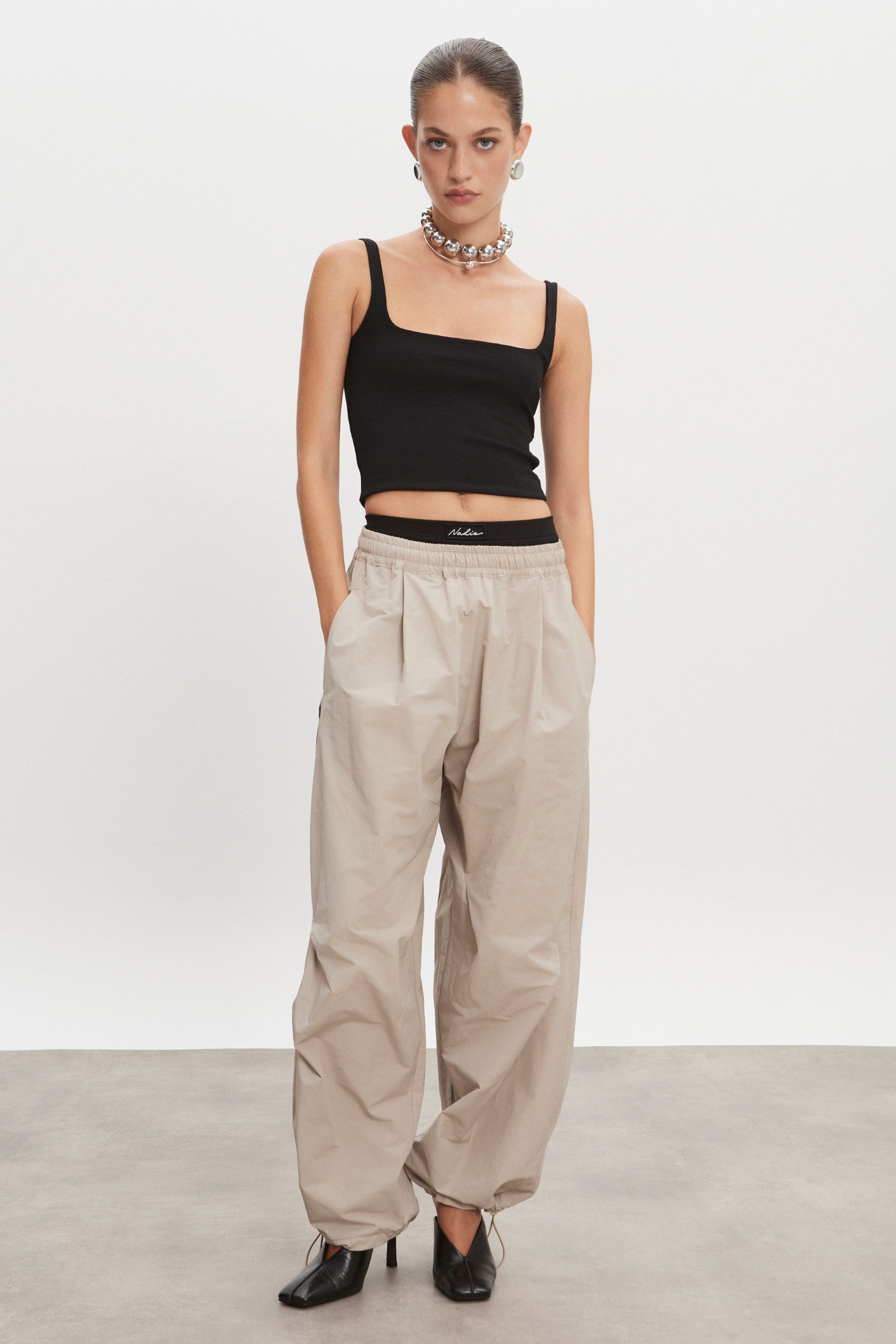 Nadia Rapti Paolo Trackpants Greige 