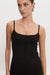 Nadia Rapti Califormia Capri Jumpsuit Black