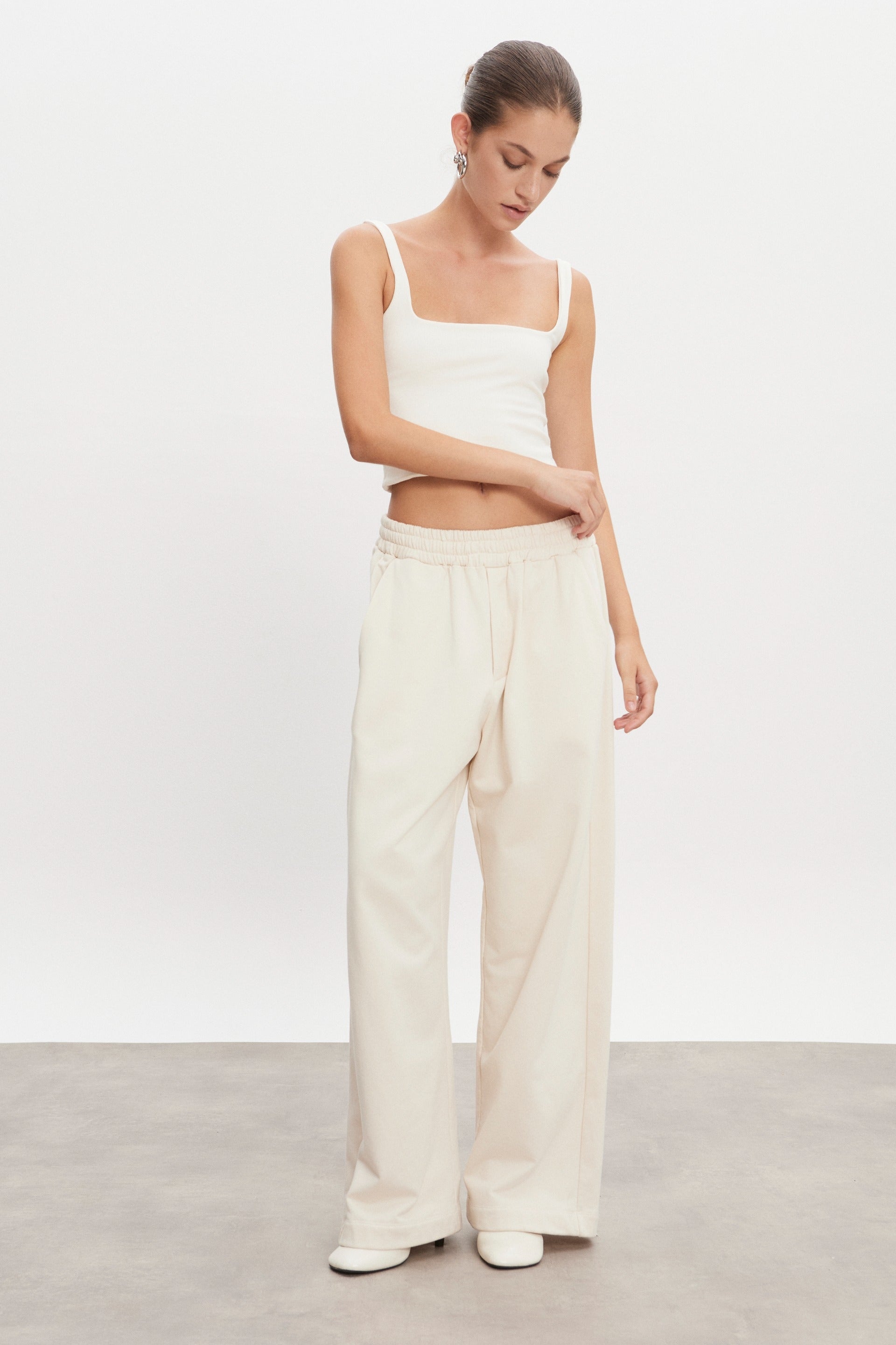 Nadia Rapti Zen Trackpants Ecru 