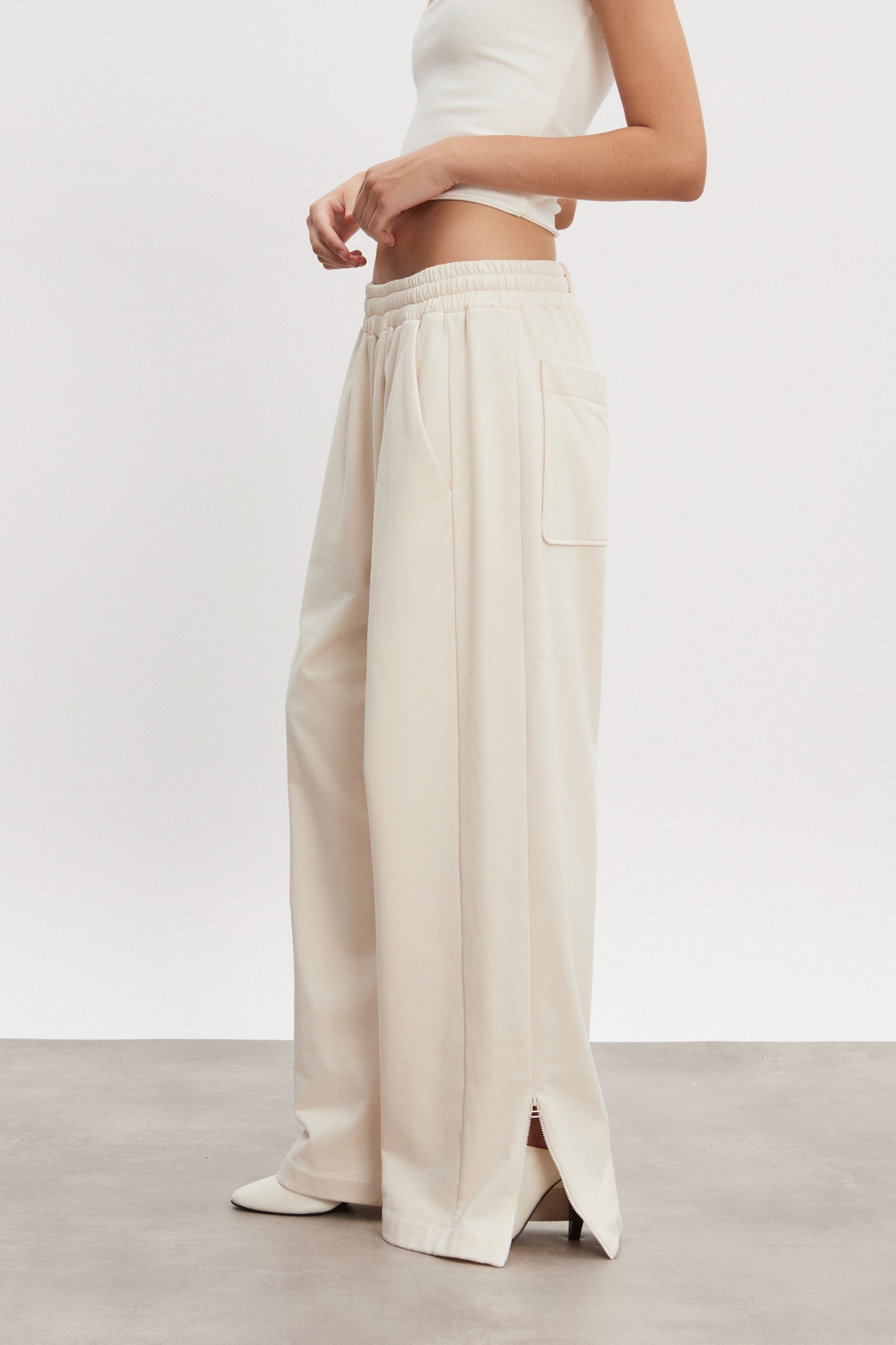 Nadia Rapti Zen Trackpants Ecru 