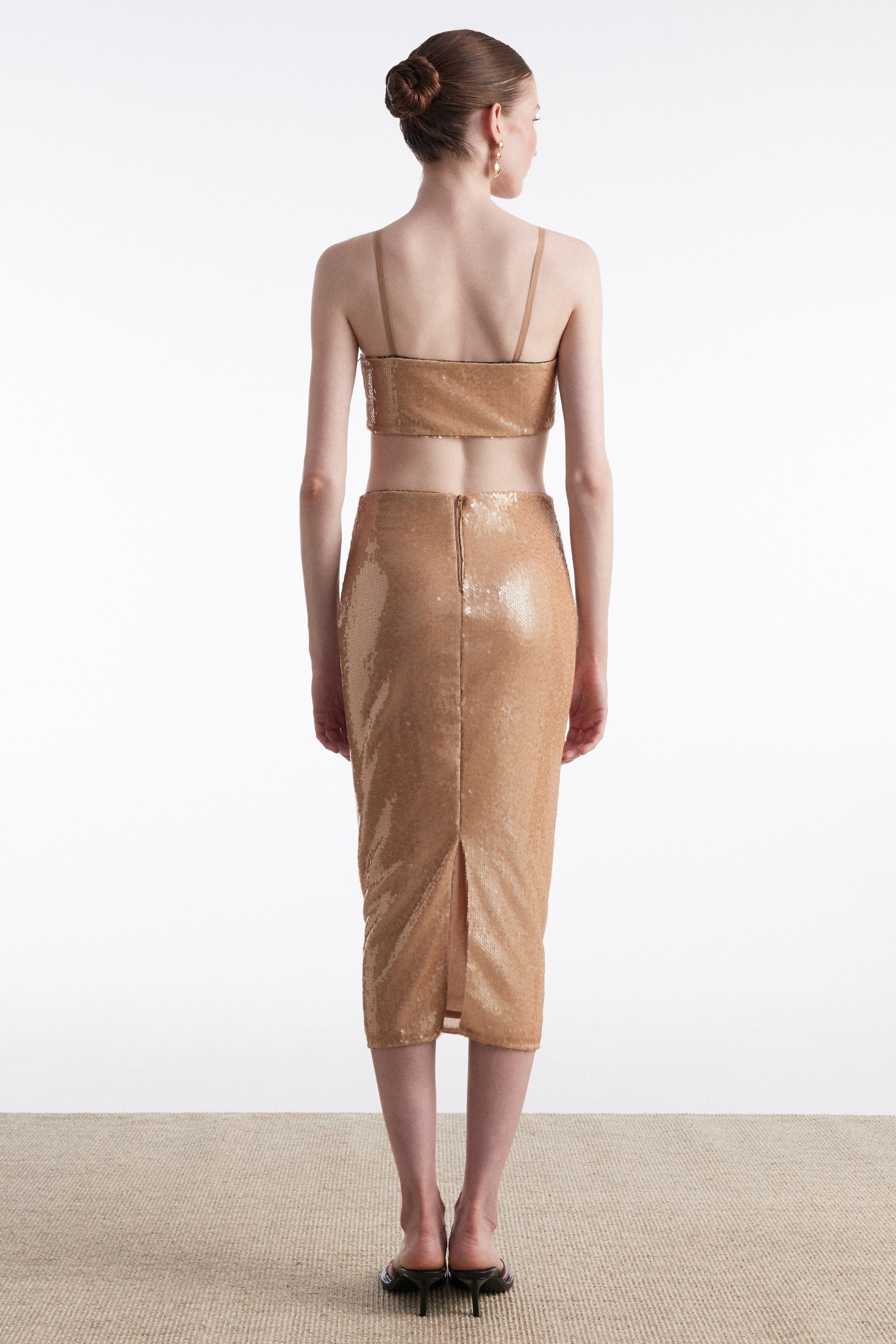 HOT SUN MIDI SKIRT