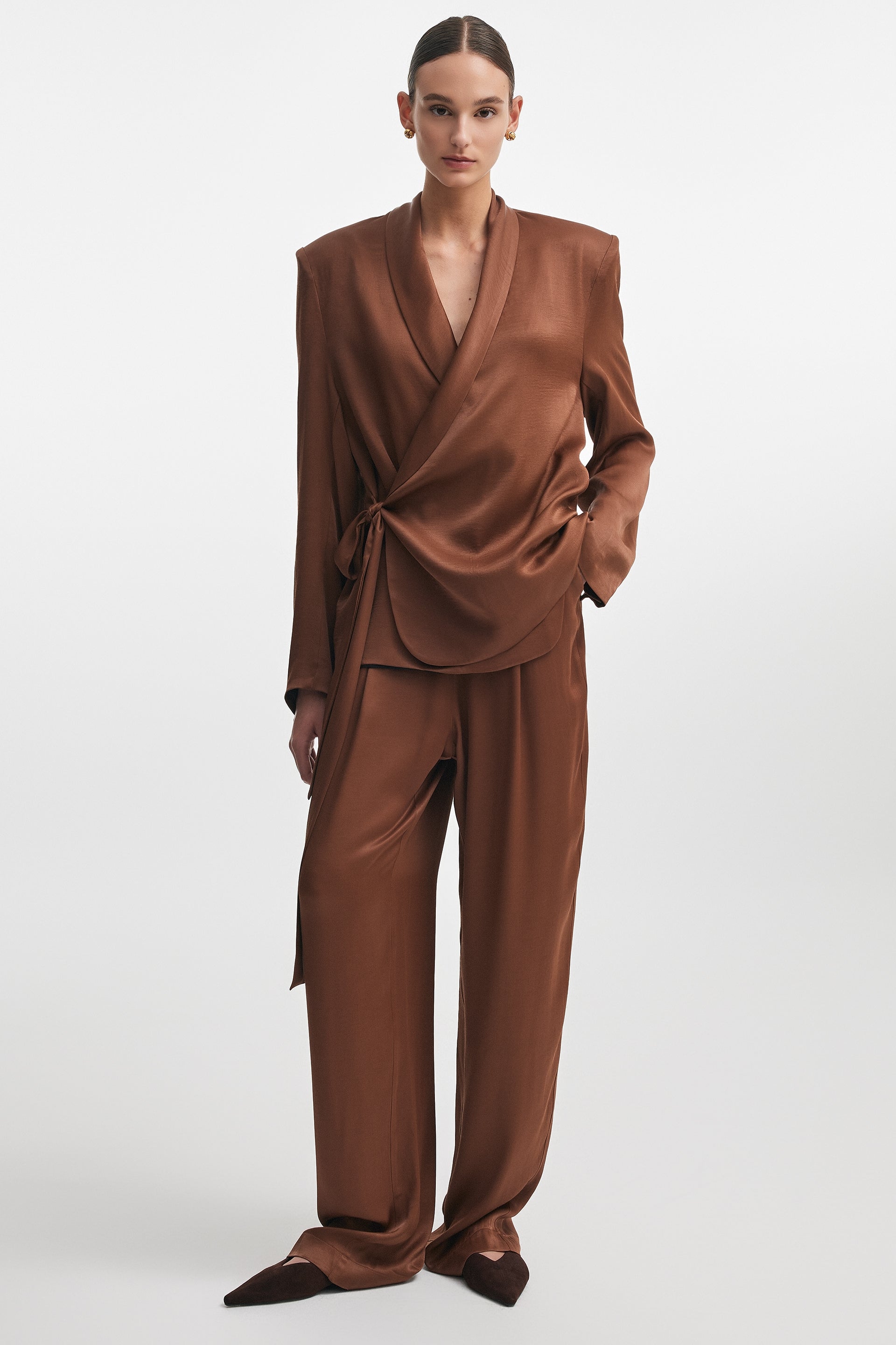 ESPRESSO BLAZER BROWN