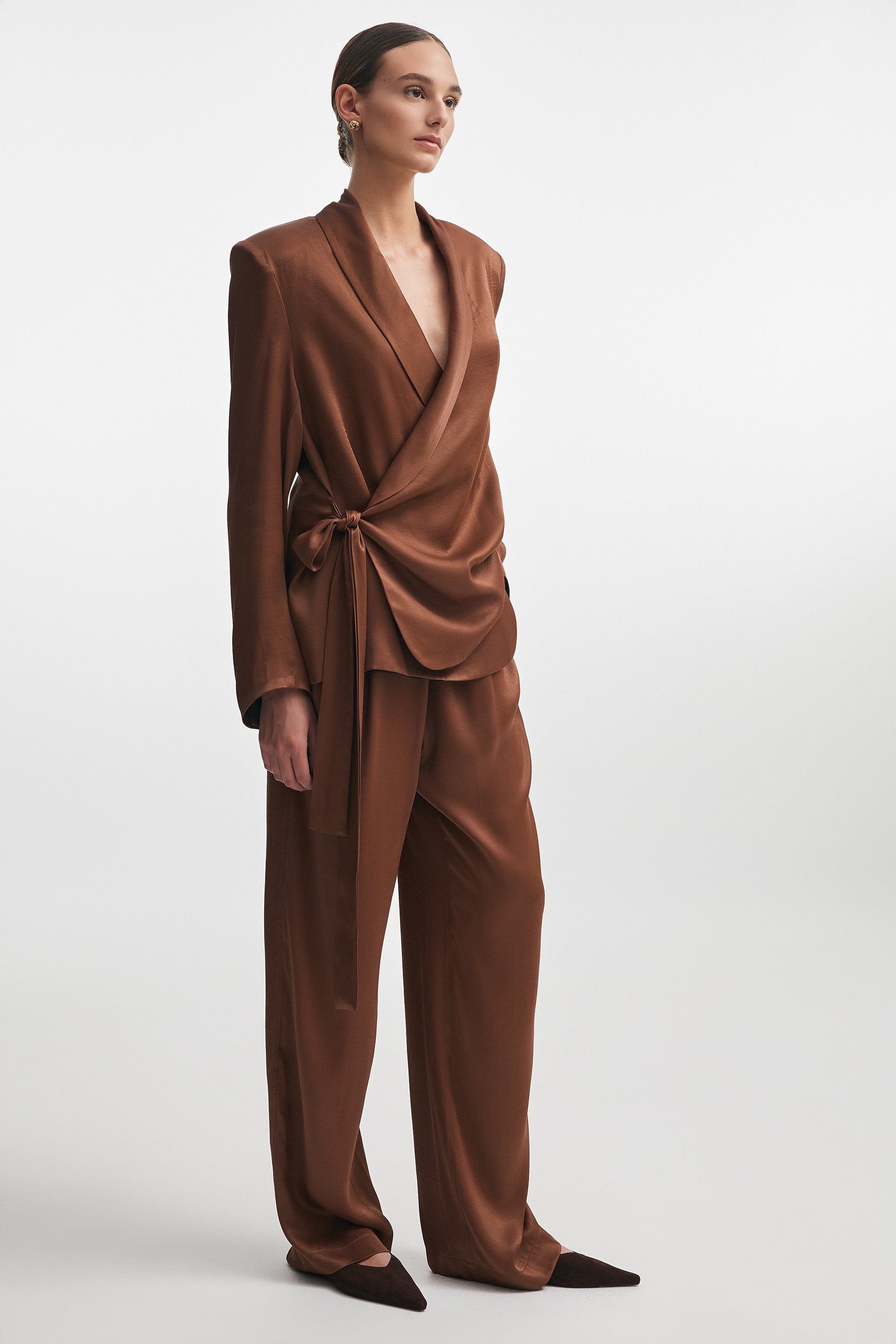 ESPRESSO BLAZER BROWN