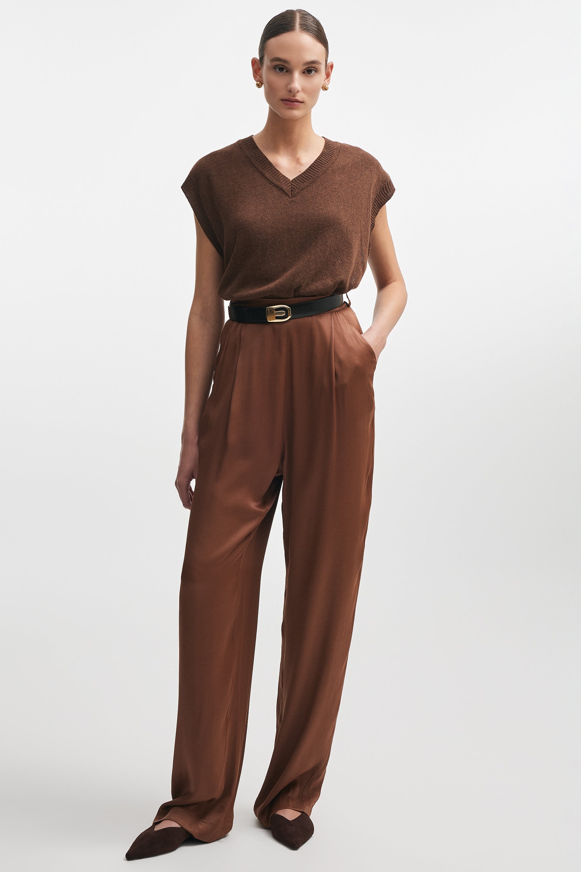 ESPRESSO TROUSERS BROWN