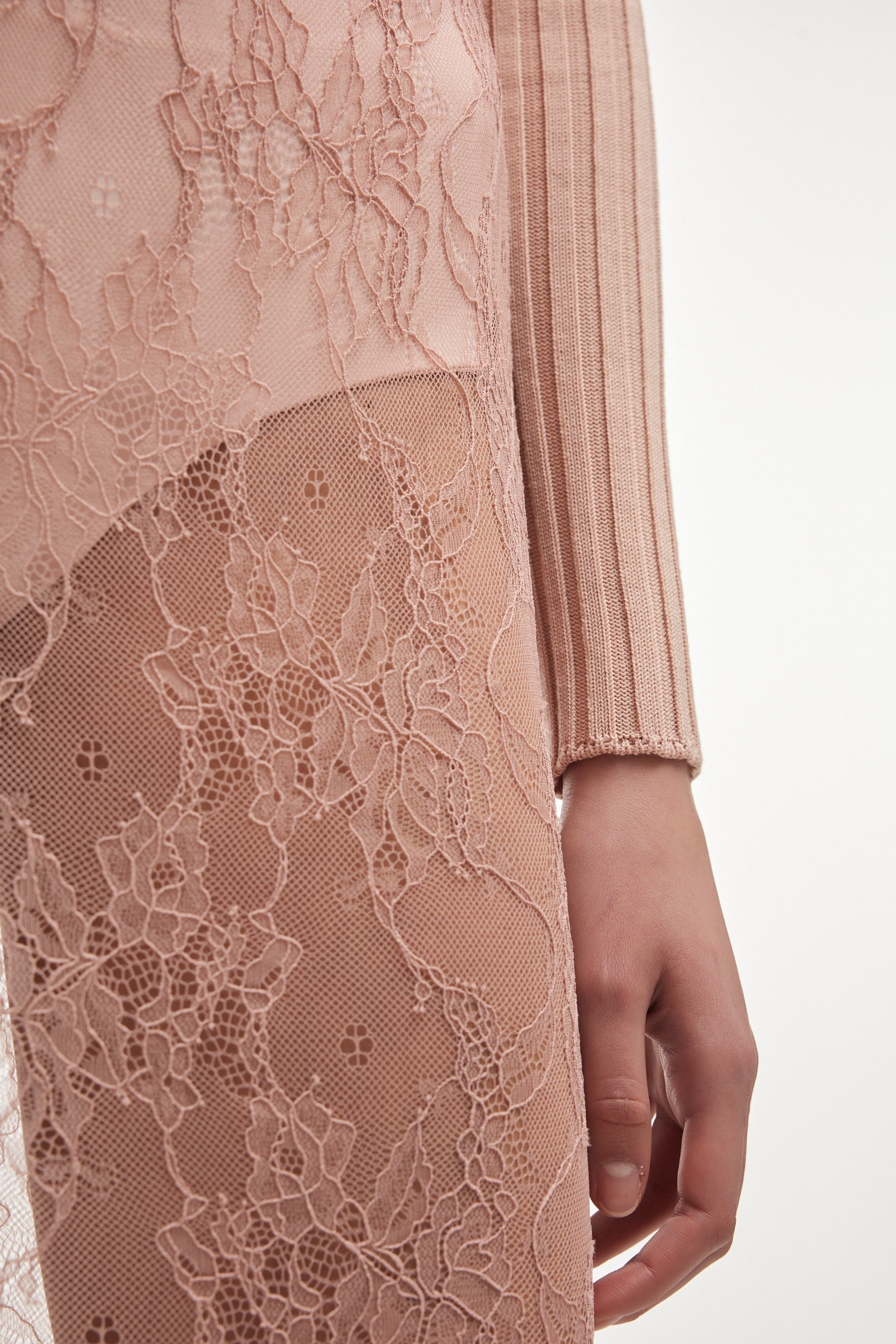 FEMME KNITTED CROP TOP PINK