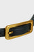Nadia Rapti Slim Leather Belt Black