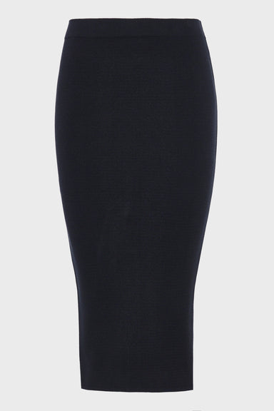 Nadia Rapti Heaven Knitted Midi Skirt Black