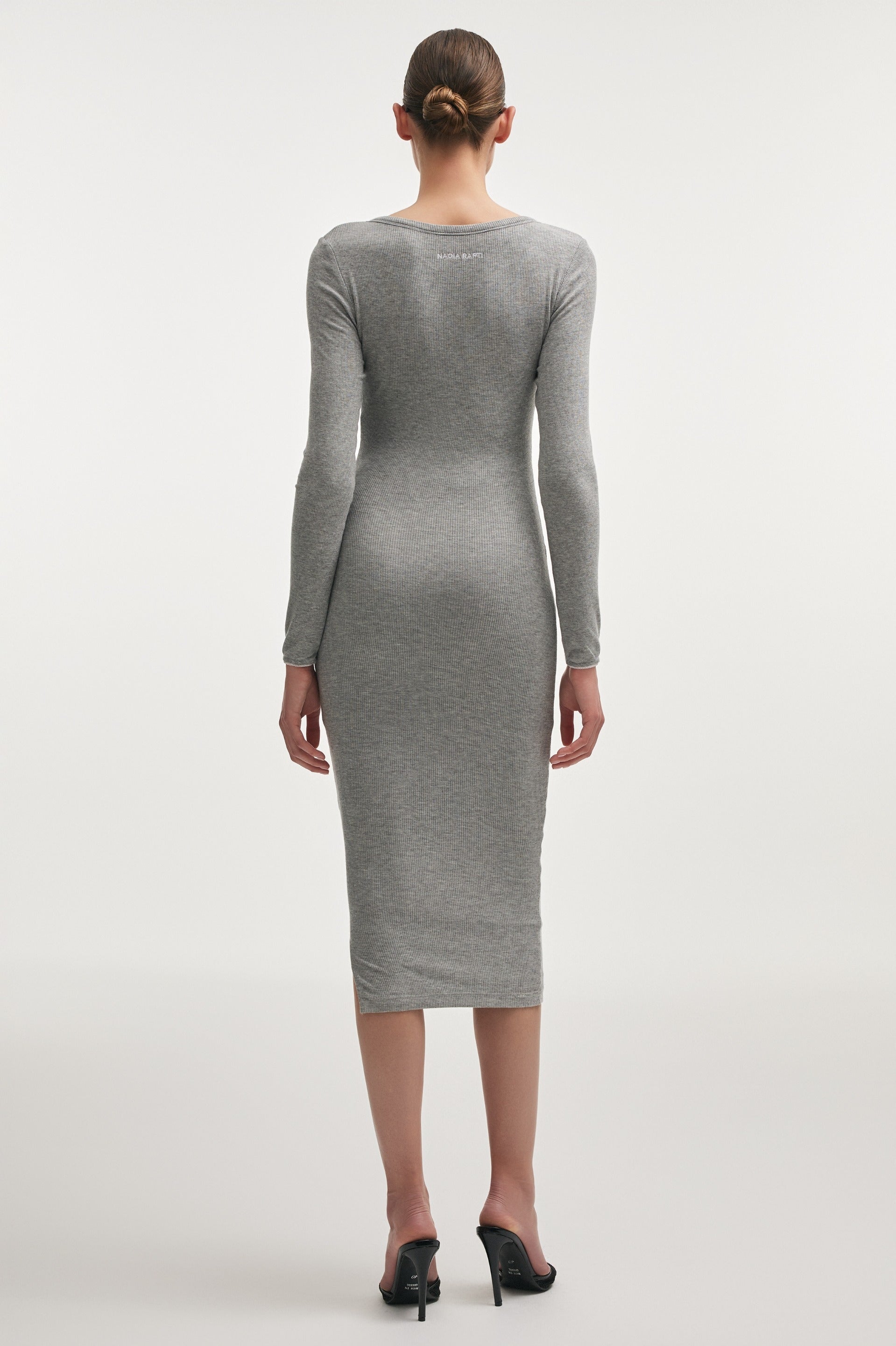 ANASA DRESS - GREY